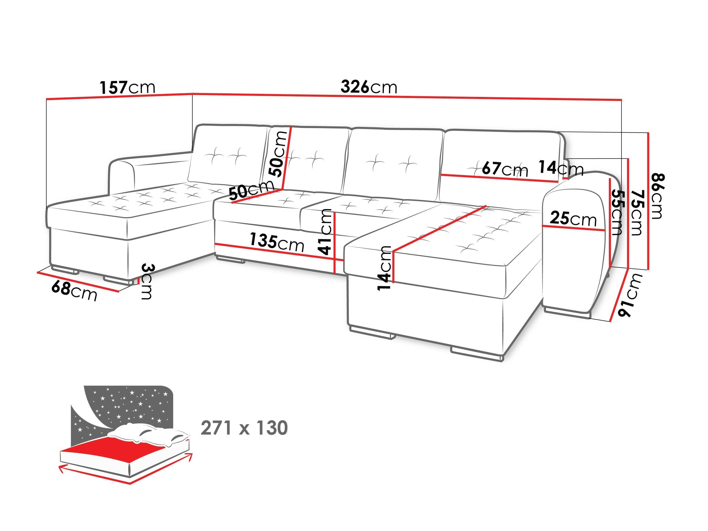 Ecksofa Arvada 117 (Monolith 04)