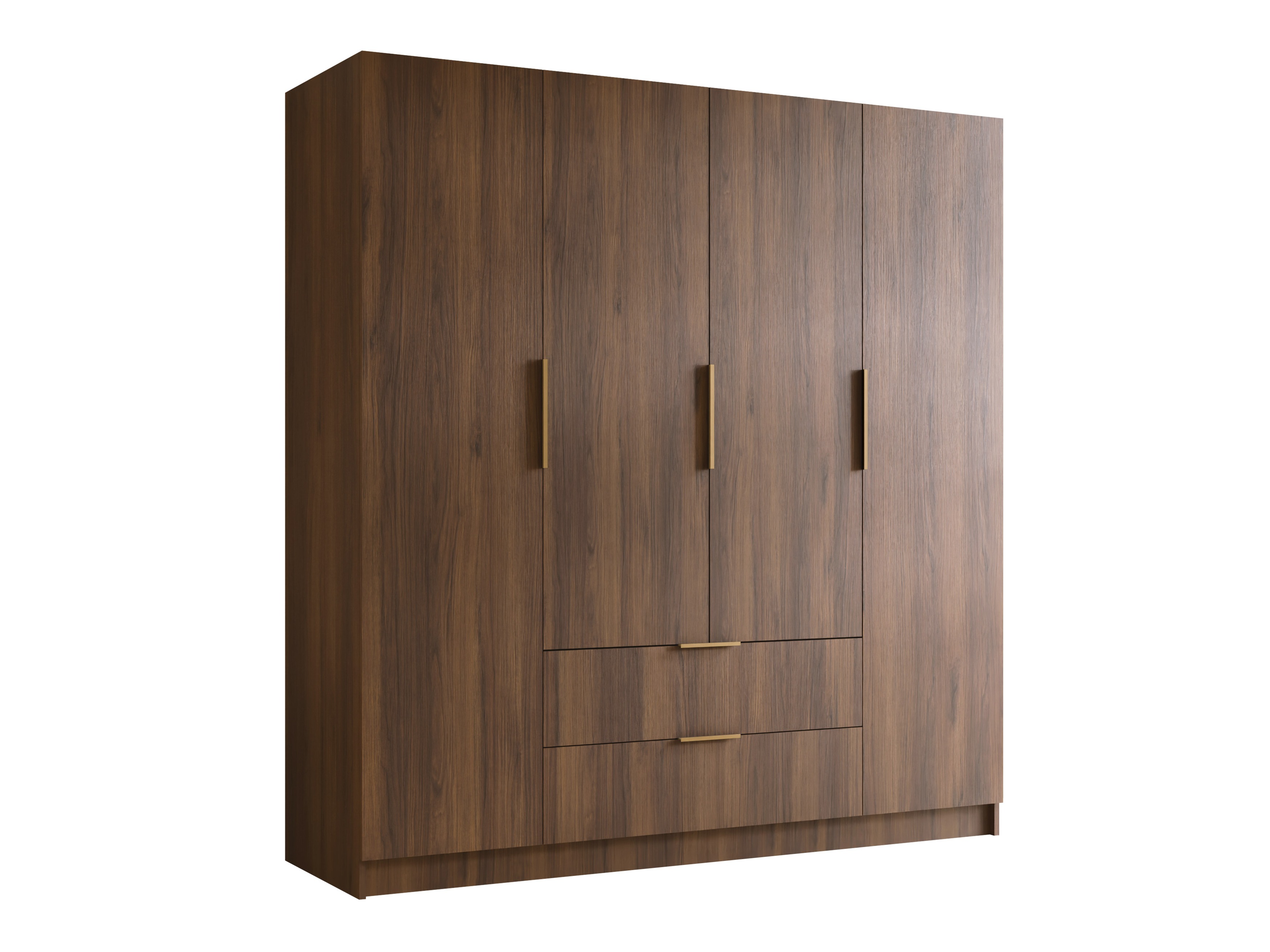 Kleiderschrank Closico Cadron I (Walnussholzoptik)