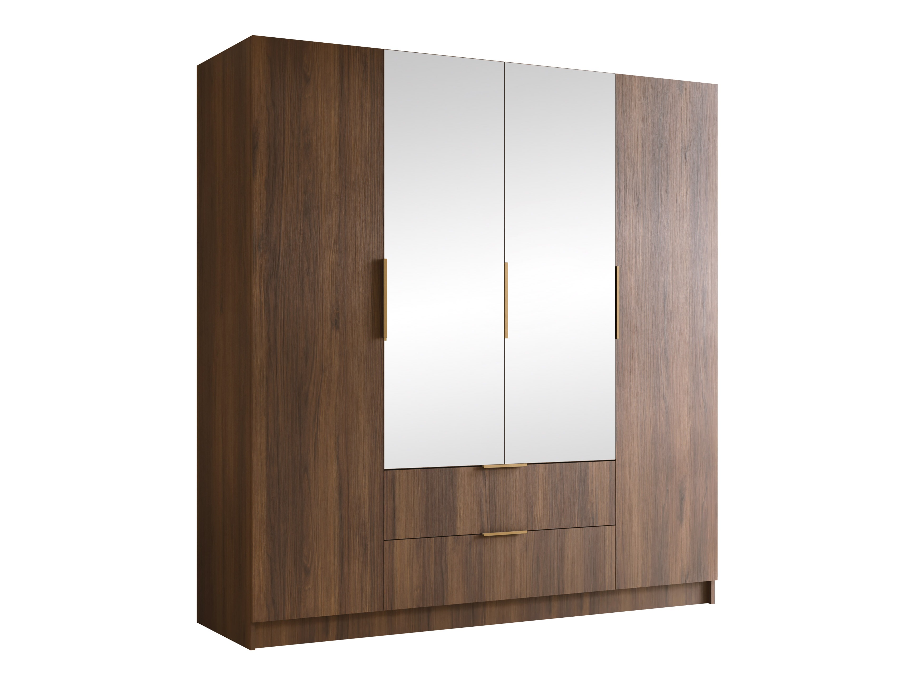 Kleiderschrank Closico Cadron II (Walnussholzoptik)