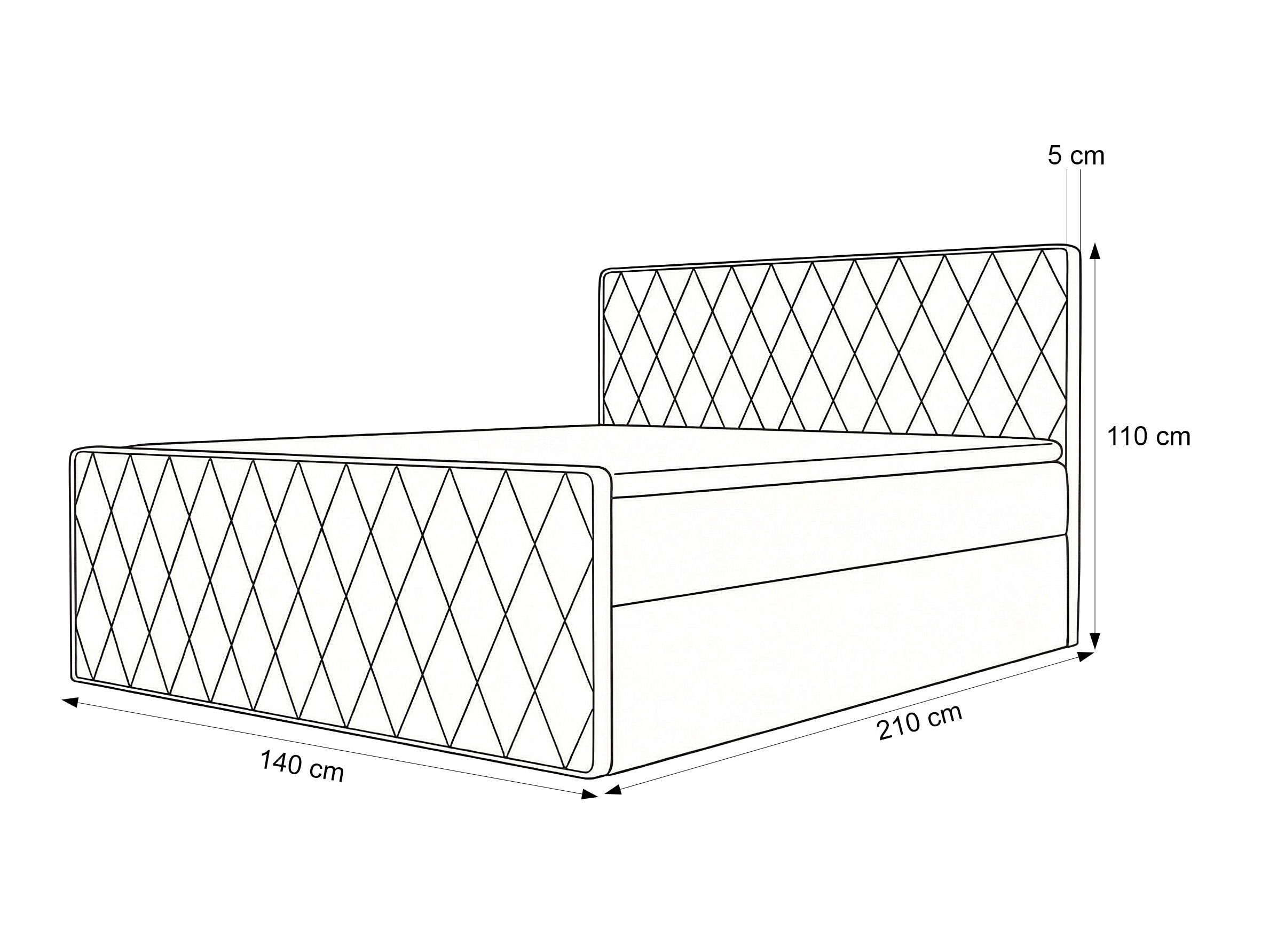 Boxspringbett Martinez 129 (Magic Velvet 2210)