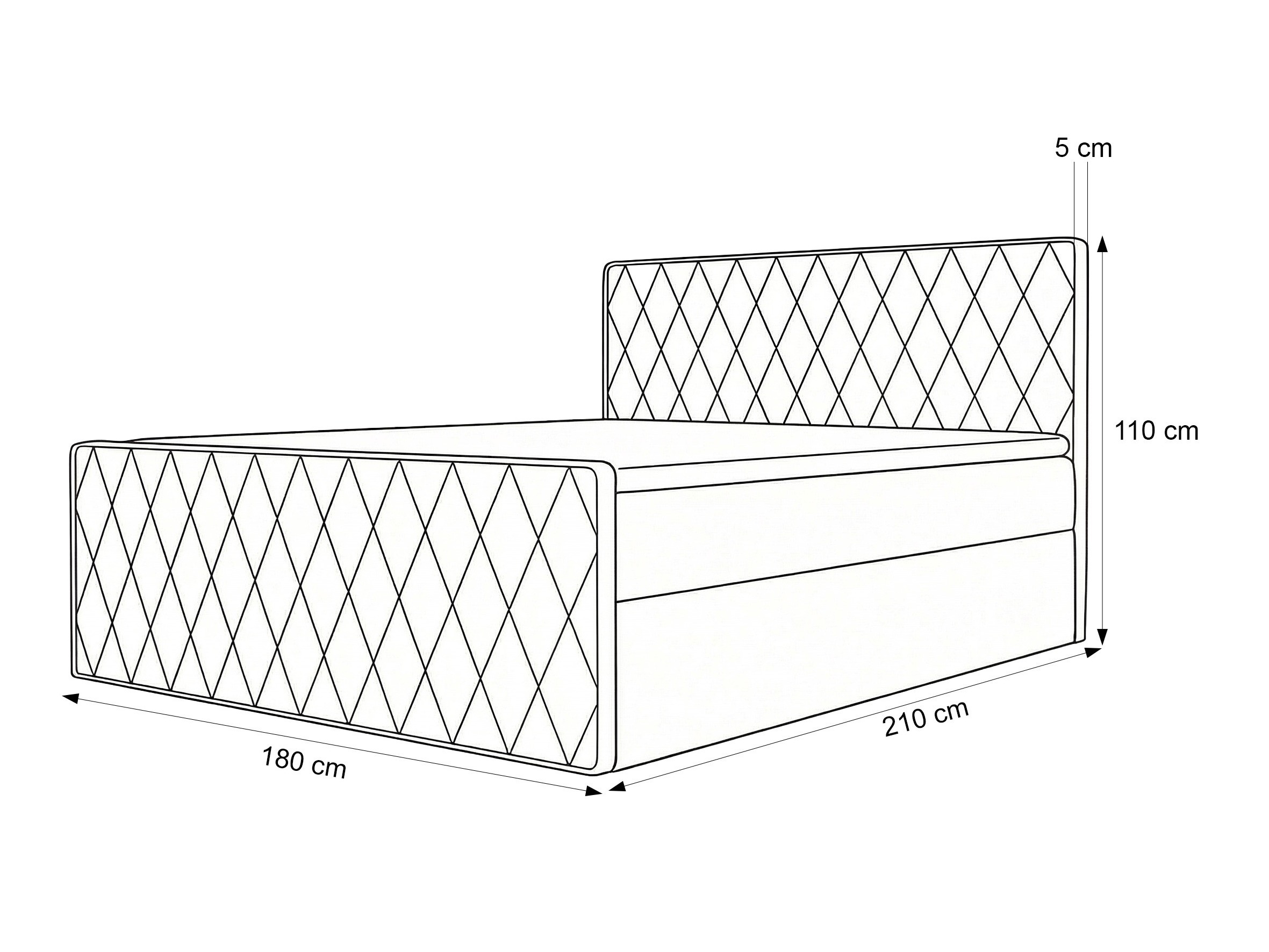 Boxspringbett Martinez 129 (Magic Velvet 2216)