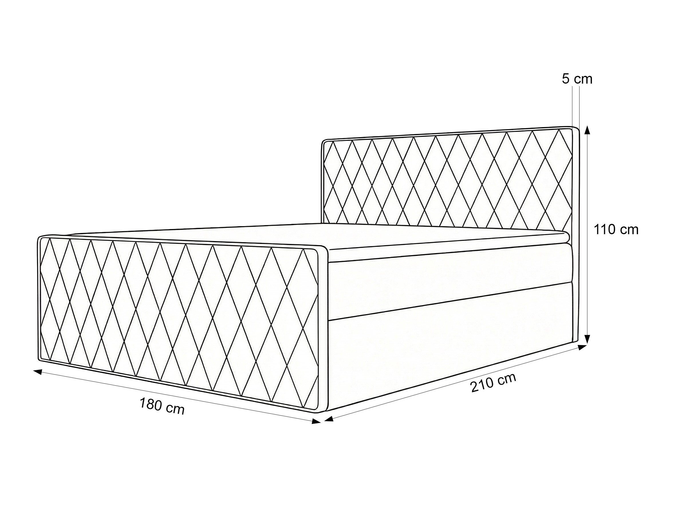 Boxspringbett Martinez 129 (Magic Velvet 2219)