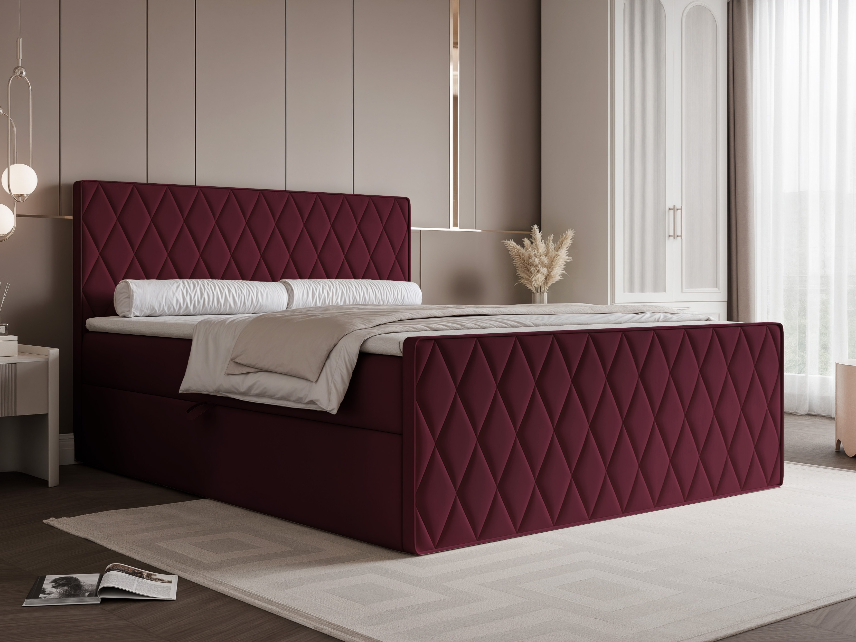 Boxspringbett Martinez 129 (Magic Velvet 2229)