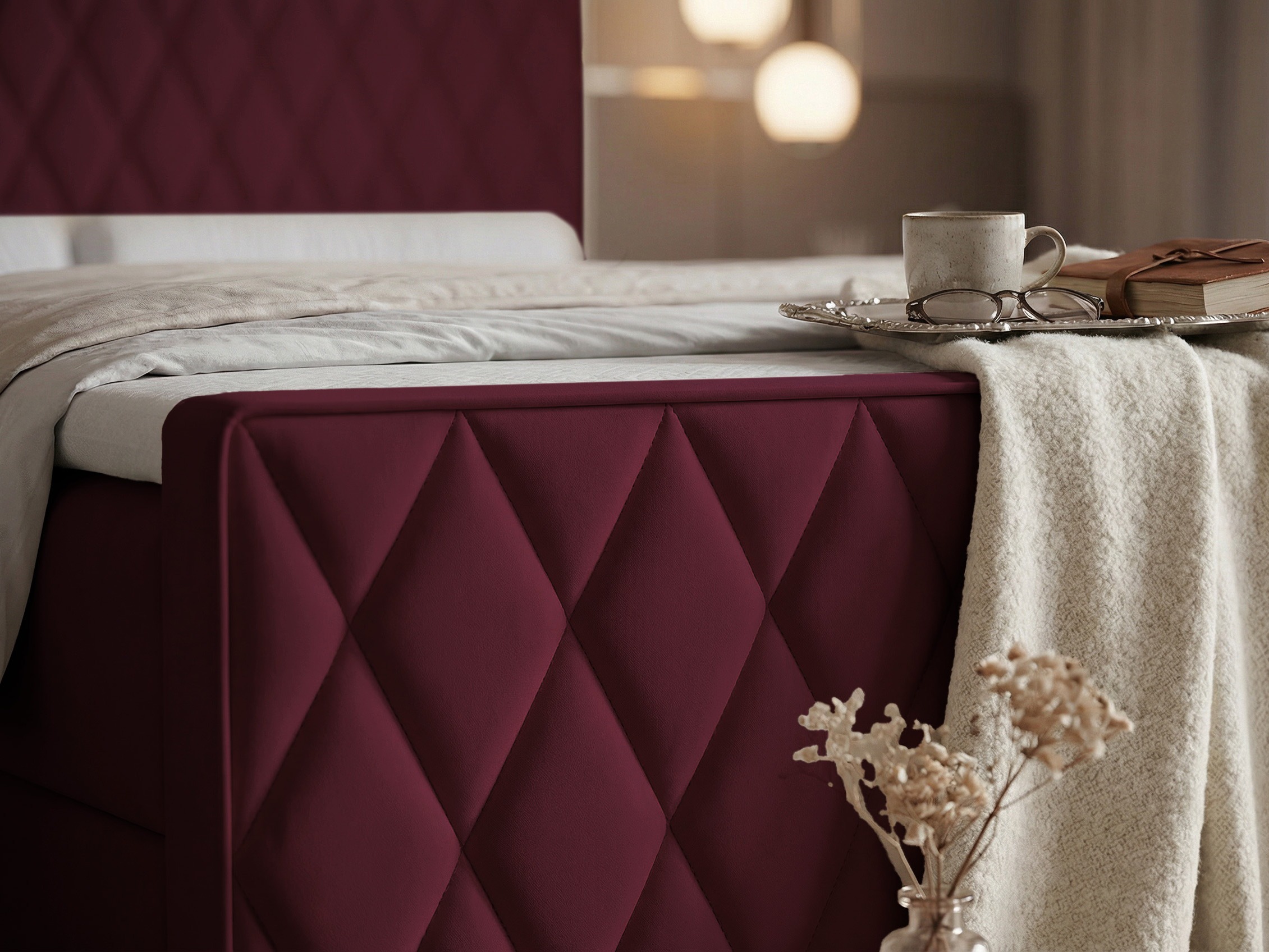 Boxspringbett Martinez 129 (Magic Velvet 2229)