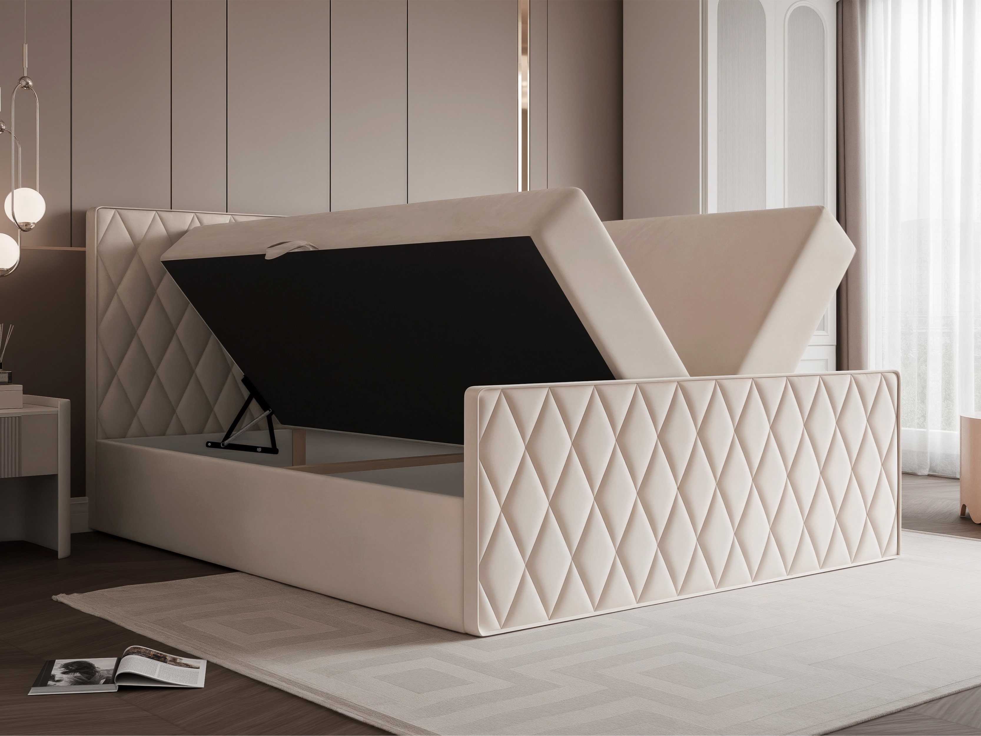 Boxspringbett Martinez 129 (Magic Velvet 2256)