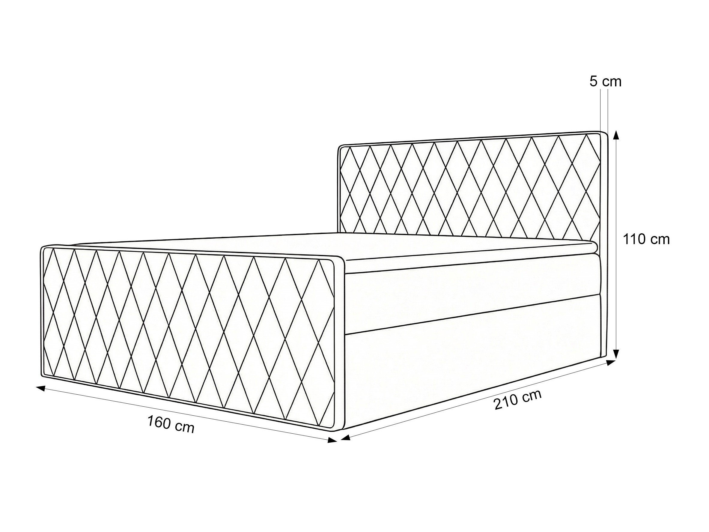 Boxspringbett Martinez 129 (Magic Velvet 2256)