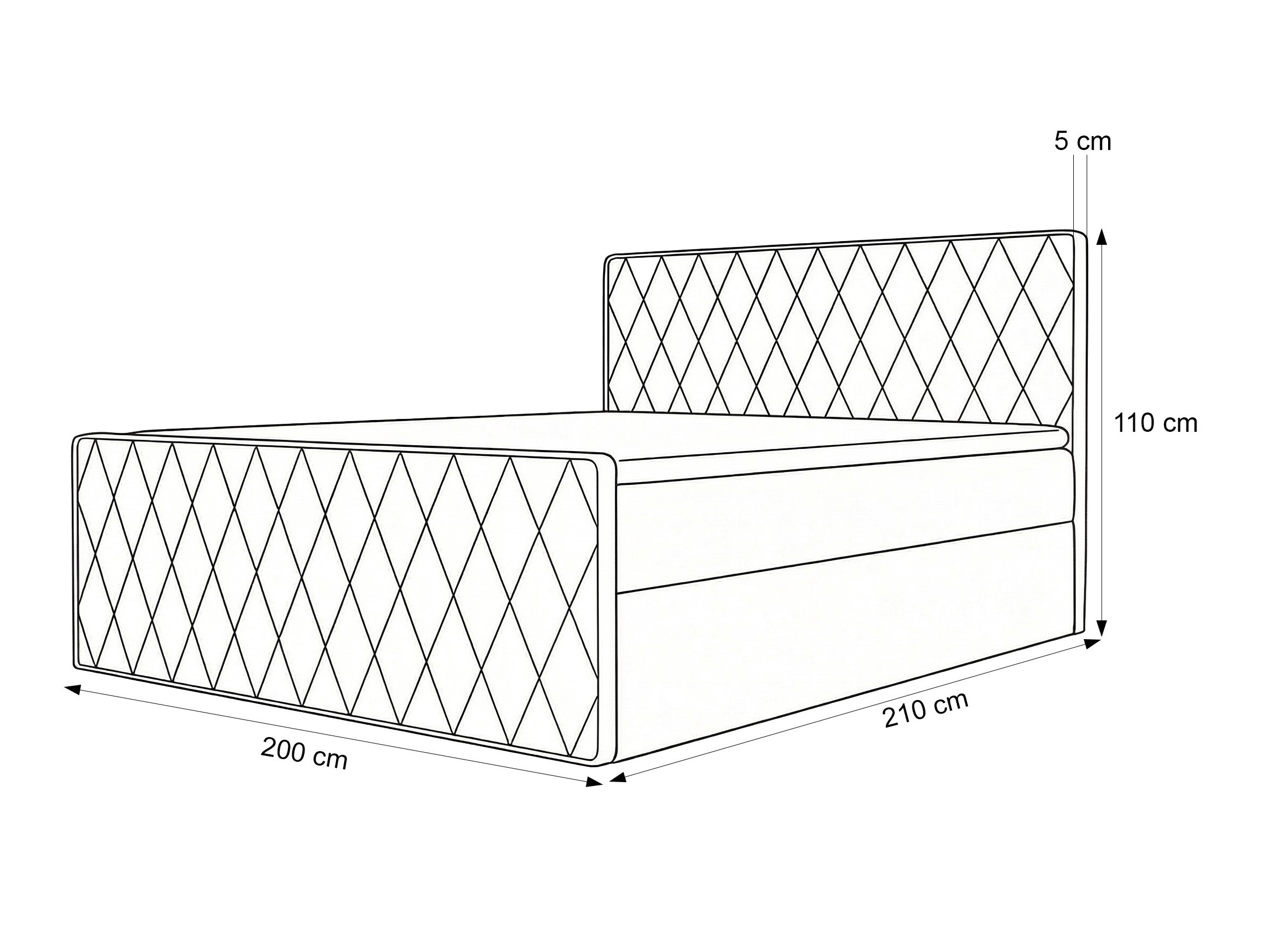 Boxspringbett Martinez 129 (Melody 12)