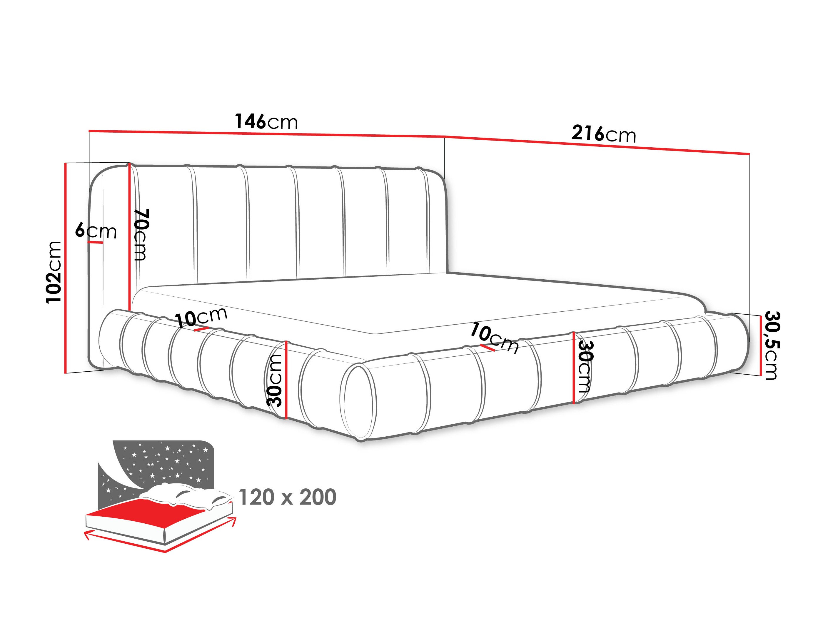 Bett Cucumos (Kronos 38)