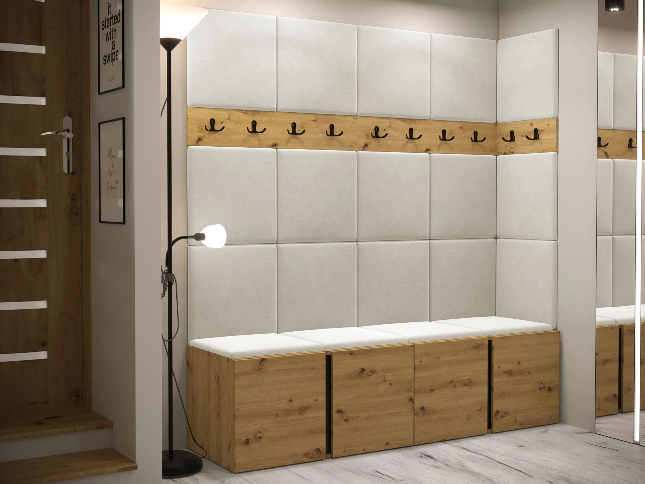 Flurgarnitur Hartford 265 (Artisan Eichenholzoptik)