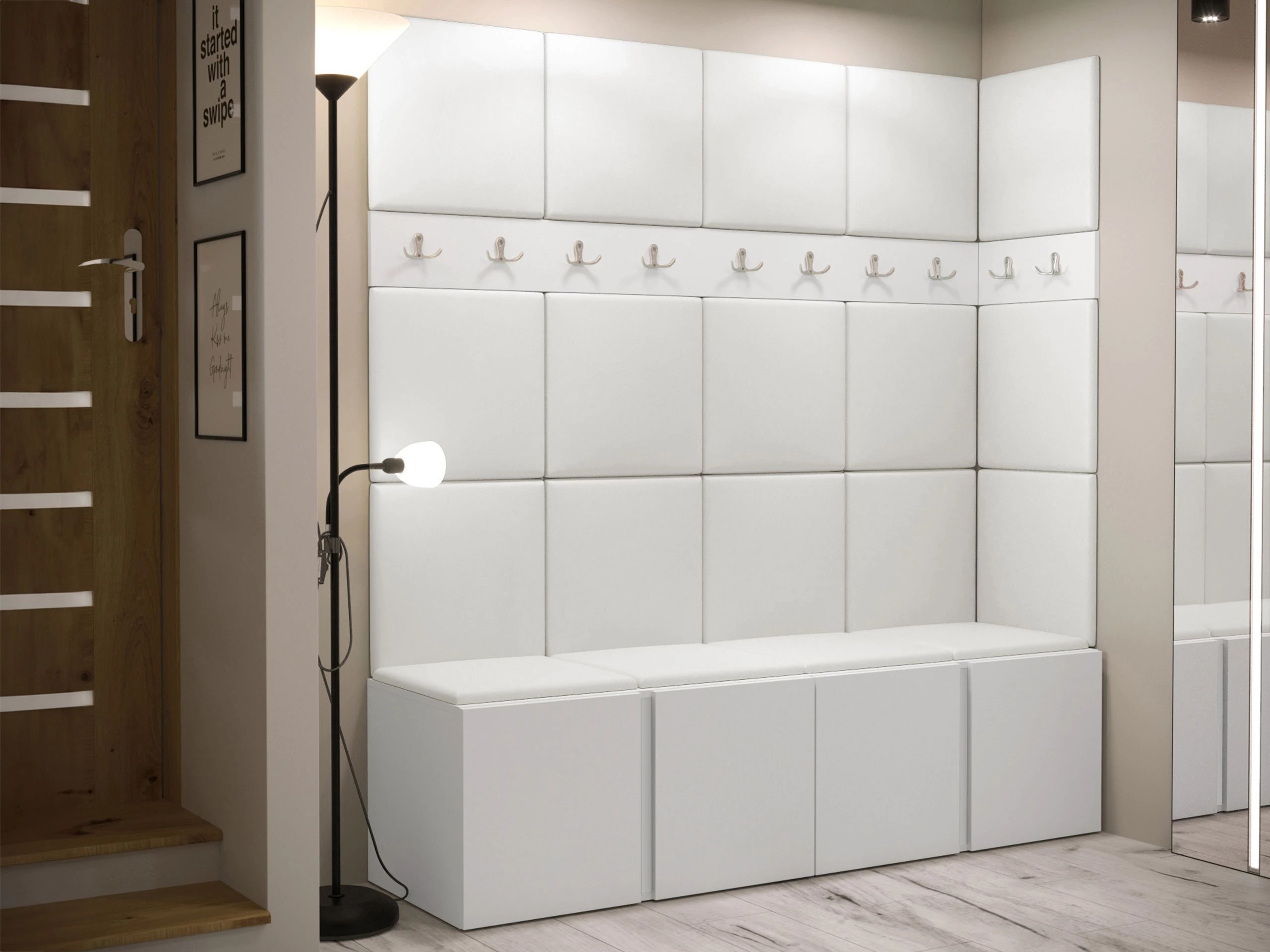 Flurgarnitur Hartford 265 (Weiß)