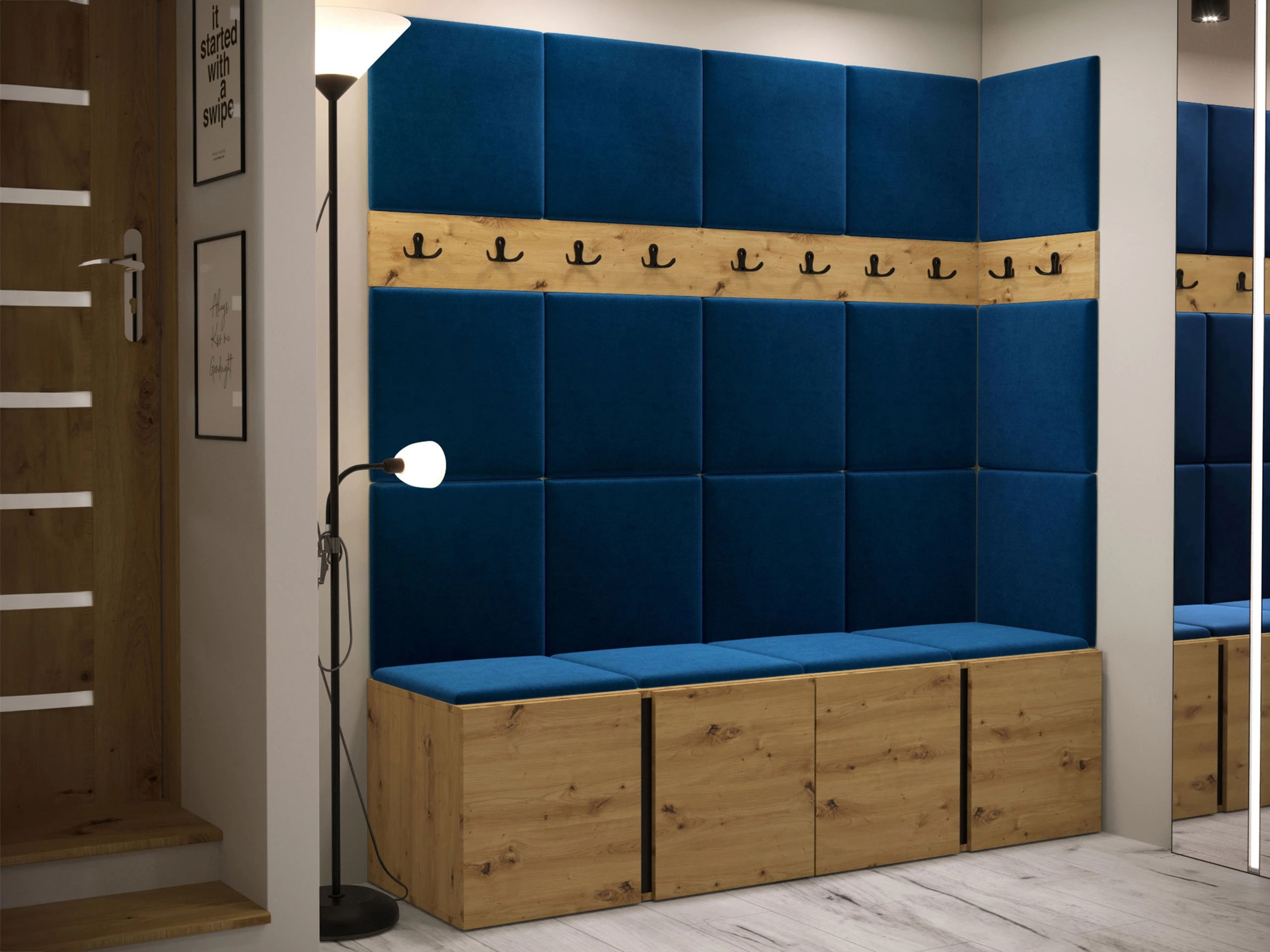 Flurgarnitur Pinis II (Artisan Eichenholzoptik)