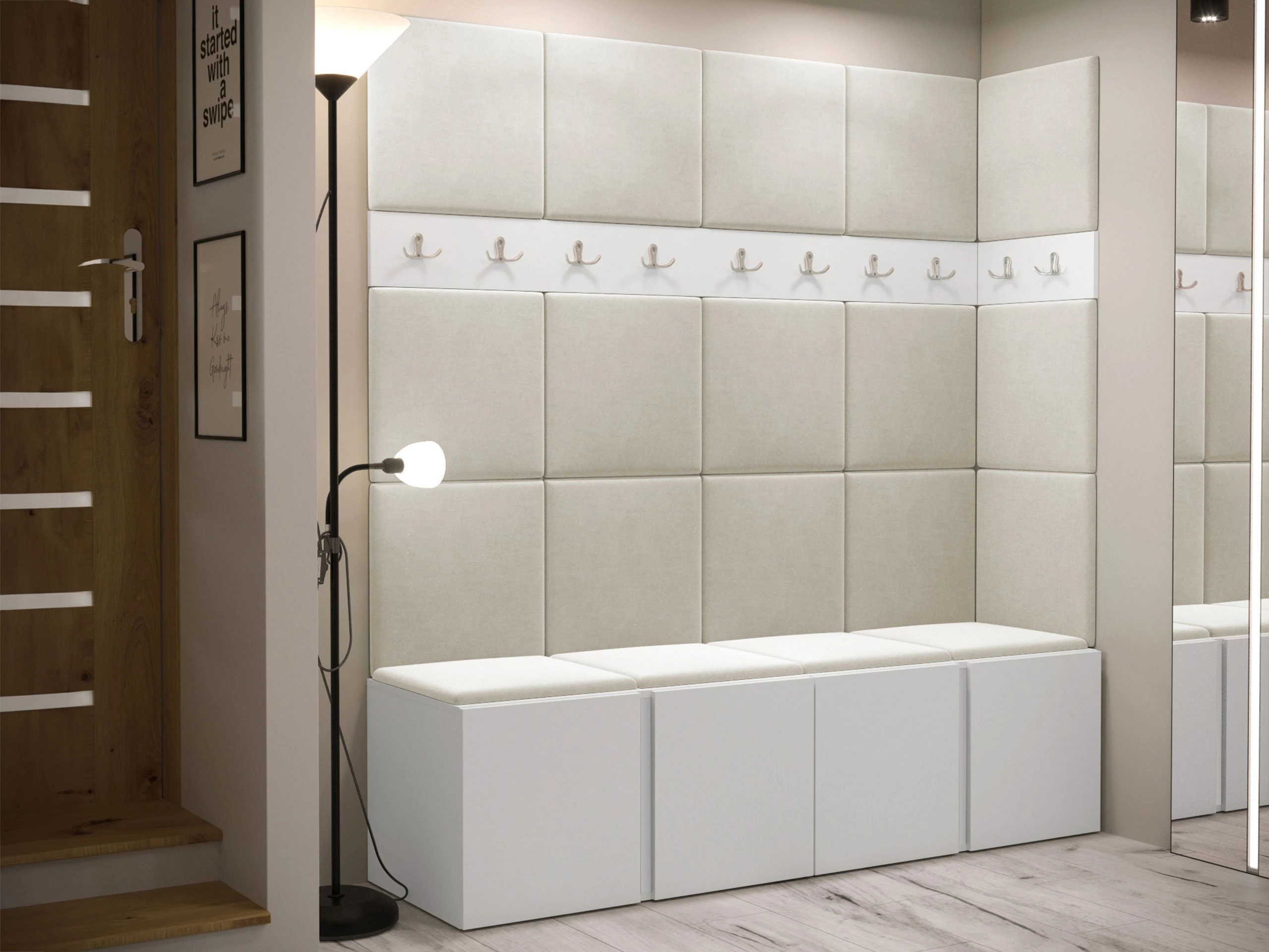 Flurgarnitur Pinis II (Weiß)