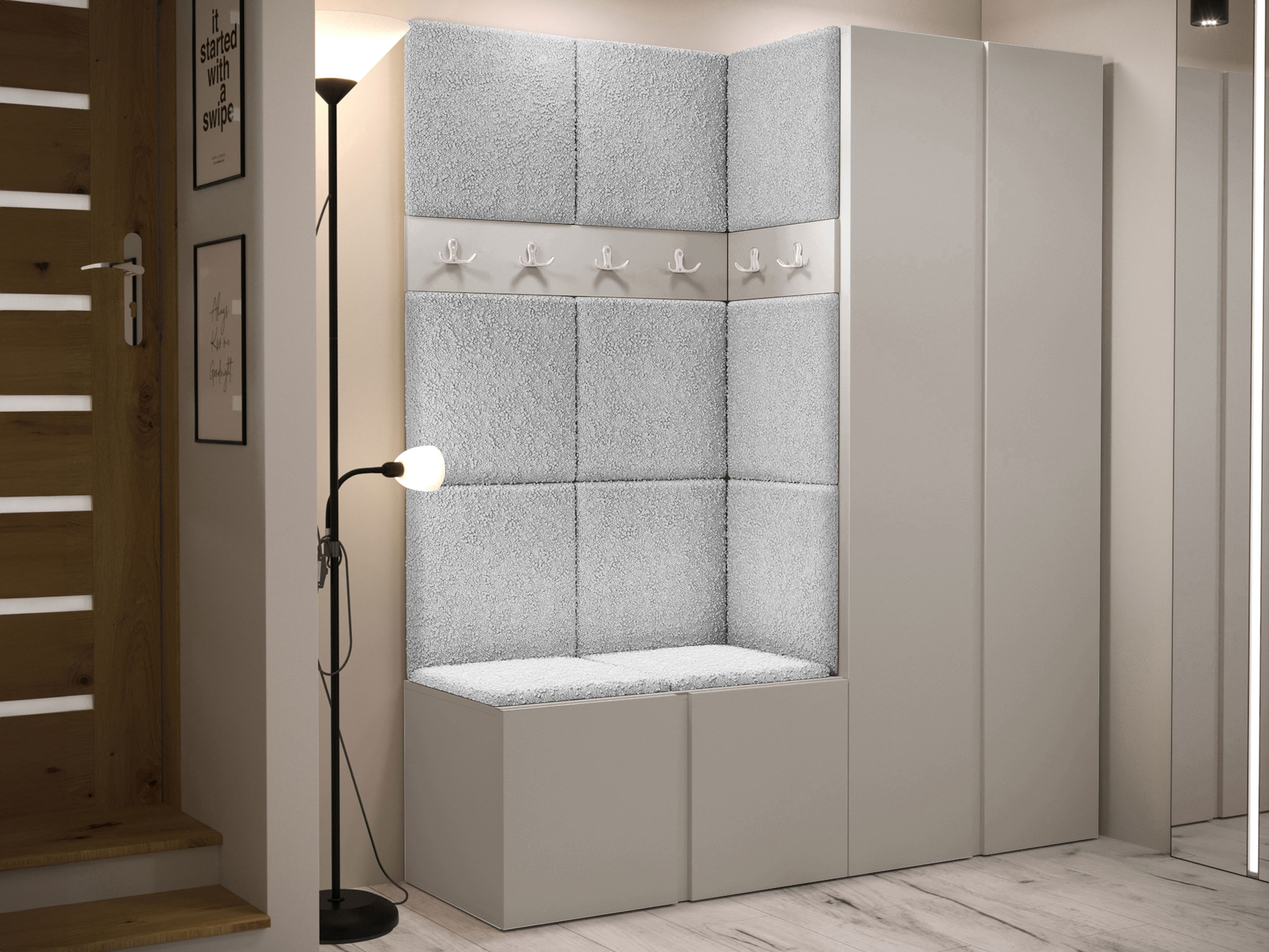 Flurgarnitur Pinis III (Kaschmir)