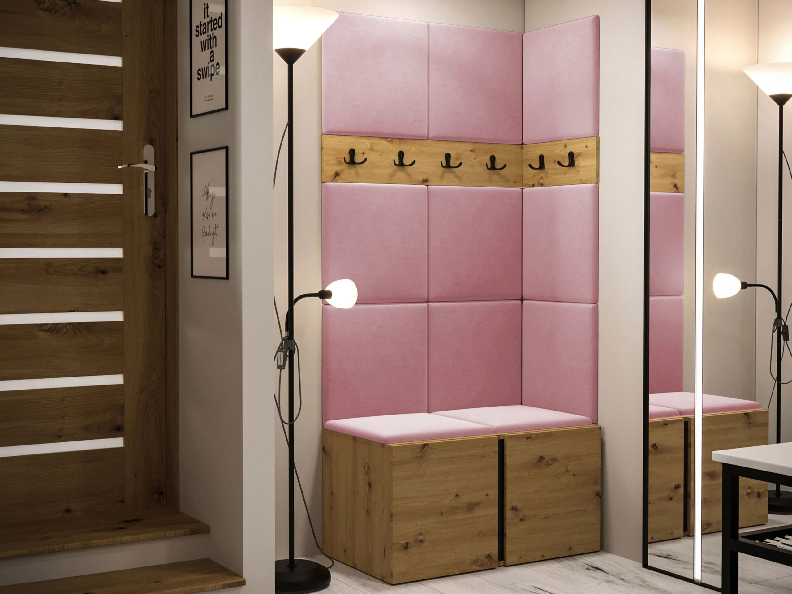 Flurgarnitur Pinis I (Artisan Eichenholzoptik)