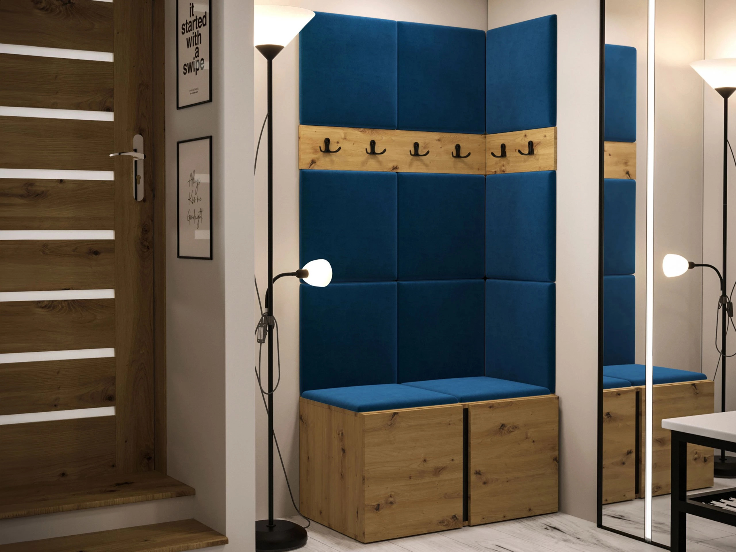 Flurgarnitur Pinis I (Artisan Eichenholzoptik)