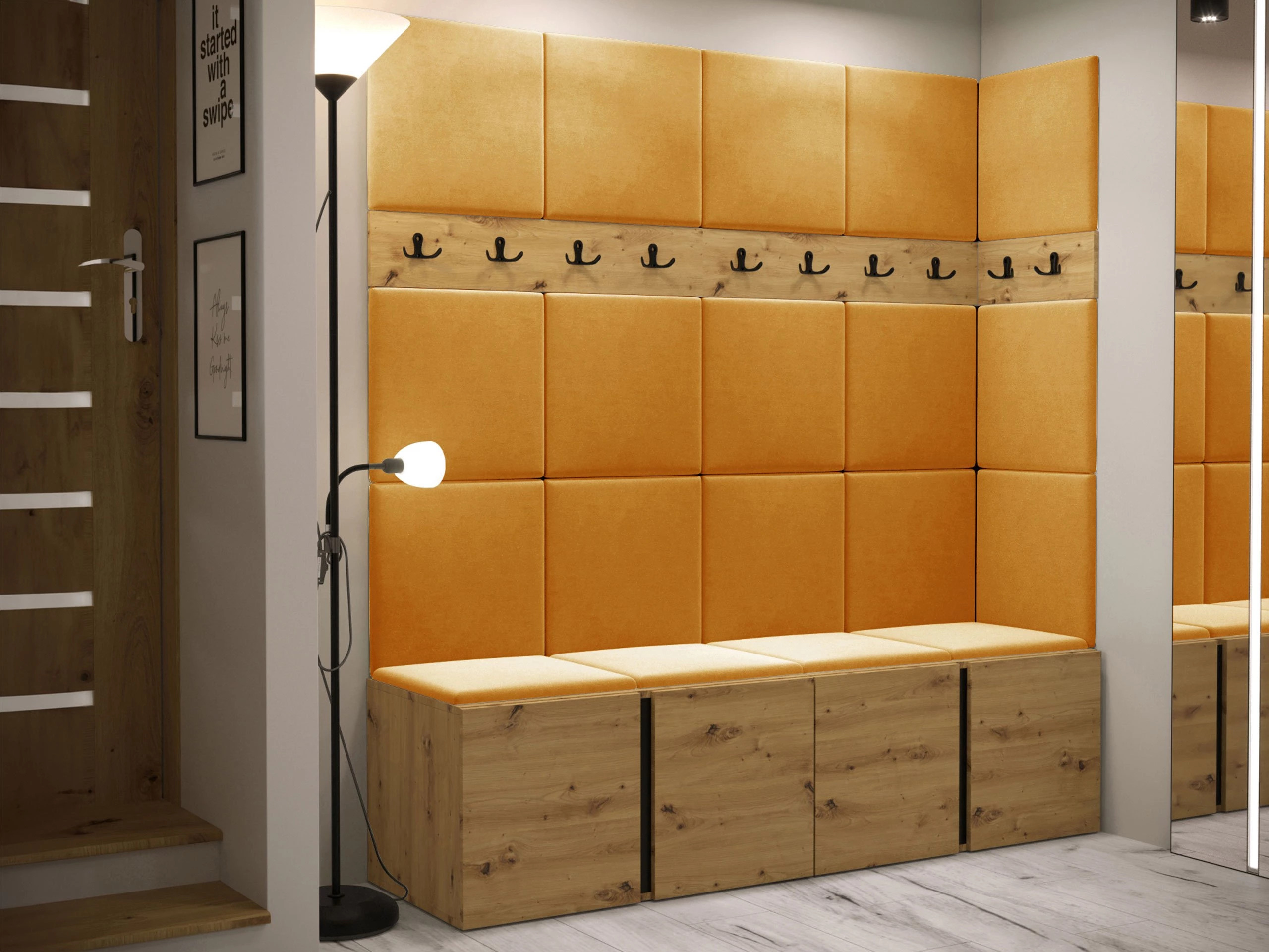 Flurgarnitur Pinis II (Artisan Eichenholzoptik)