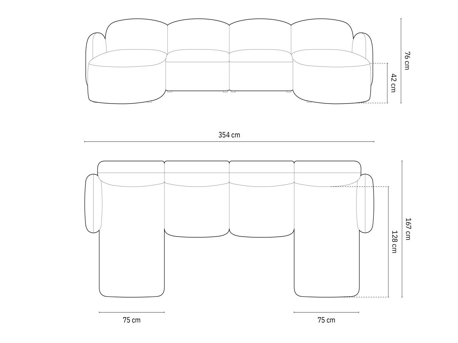 Ecksofa Tolmira 105 (Baltimore Sand)
