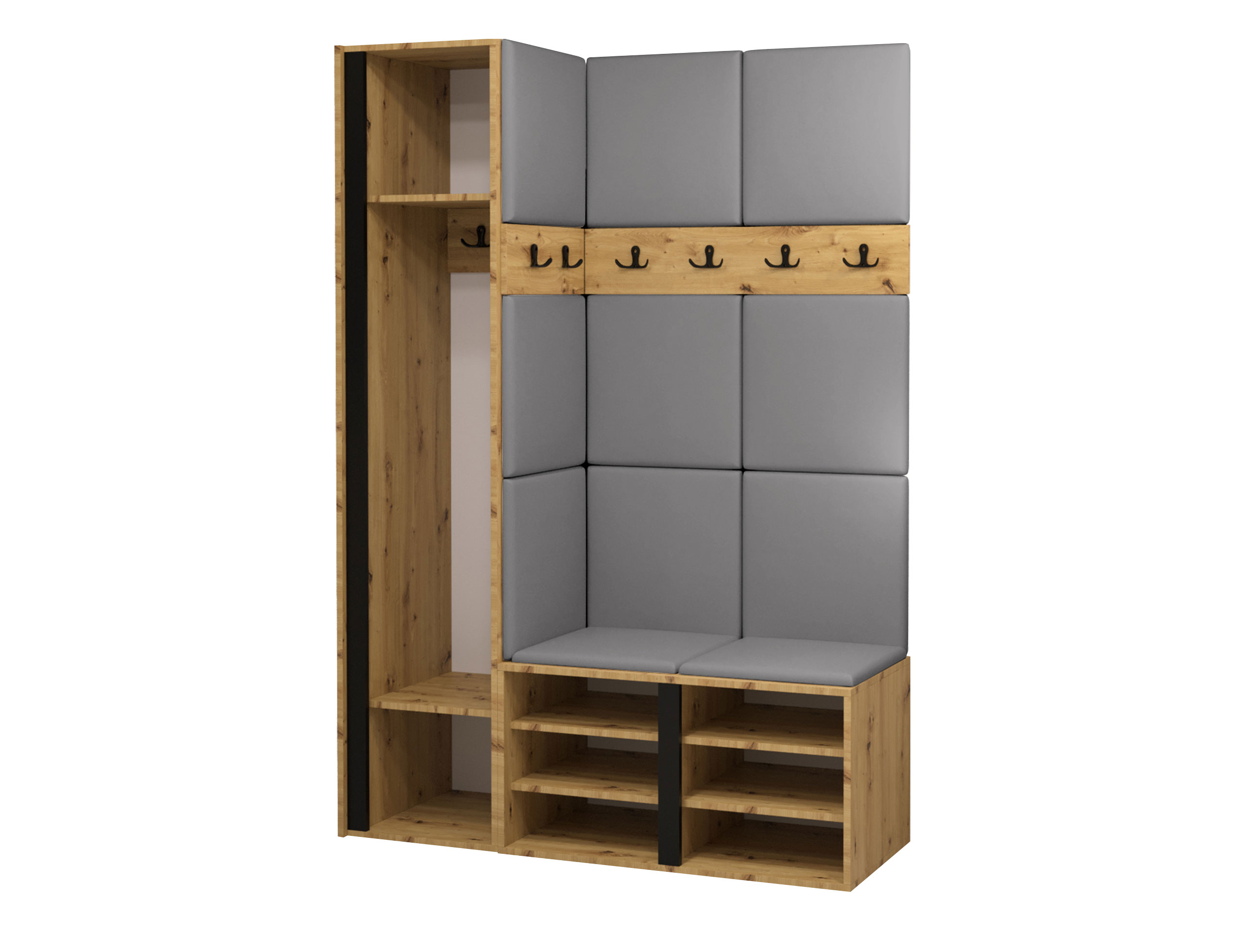 Flurgarnitur Pinis IX (Graphit)