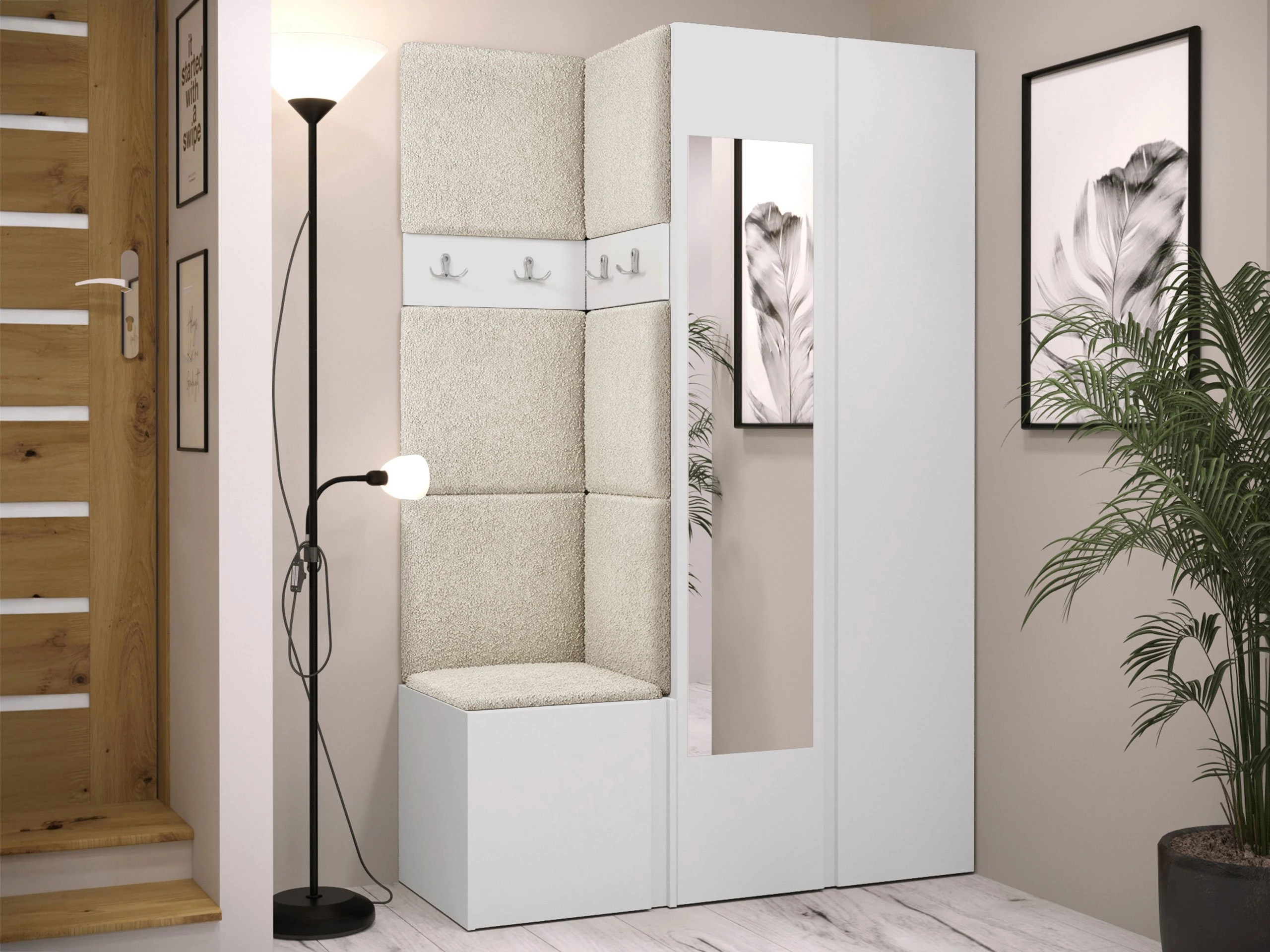 Flurgarnitur Hartford 350 (Weiß)