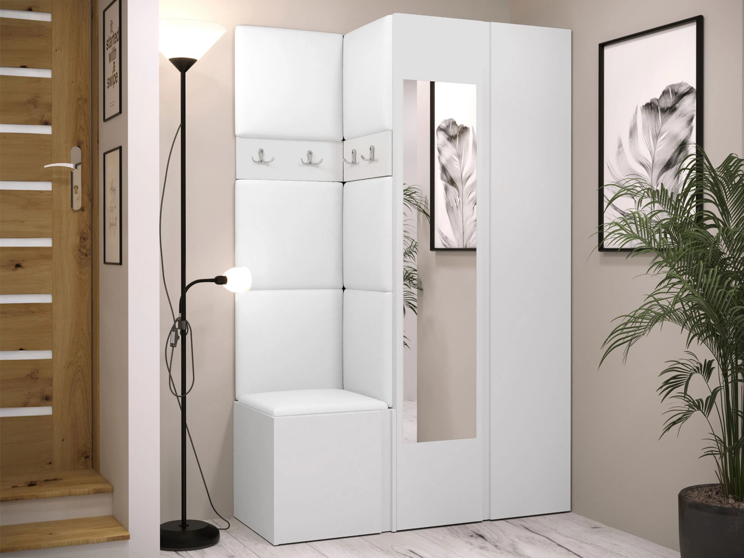 Flurgarnitur Pinis XXVI (Weiß)