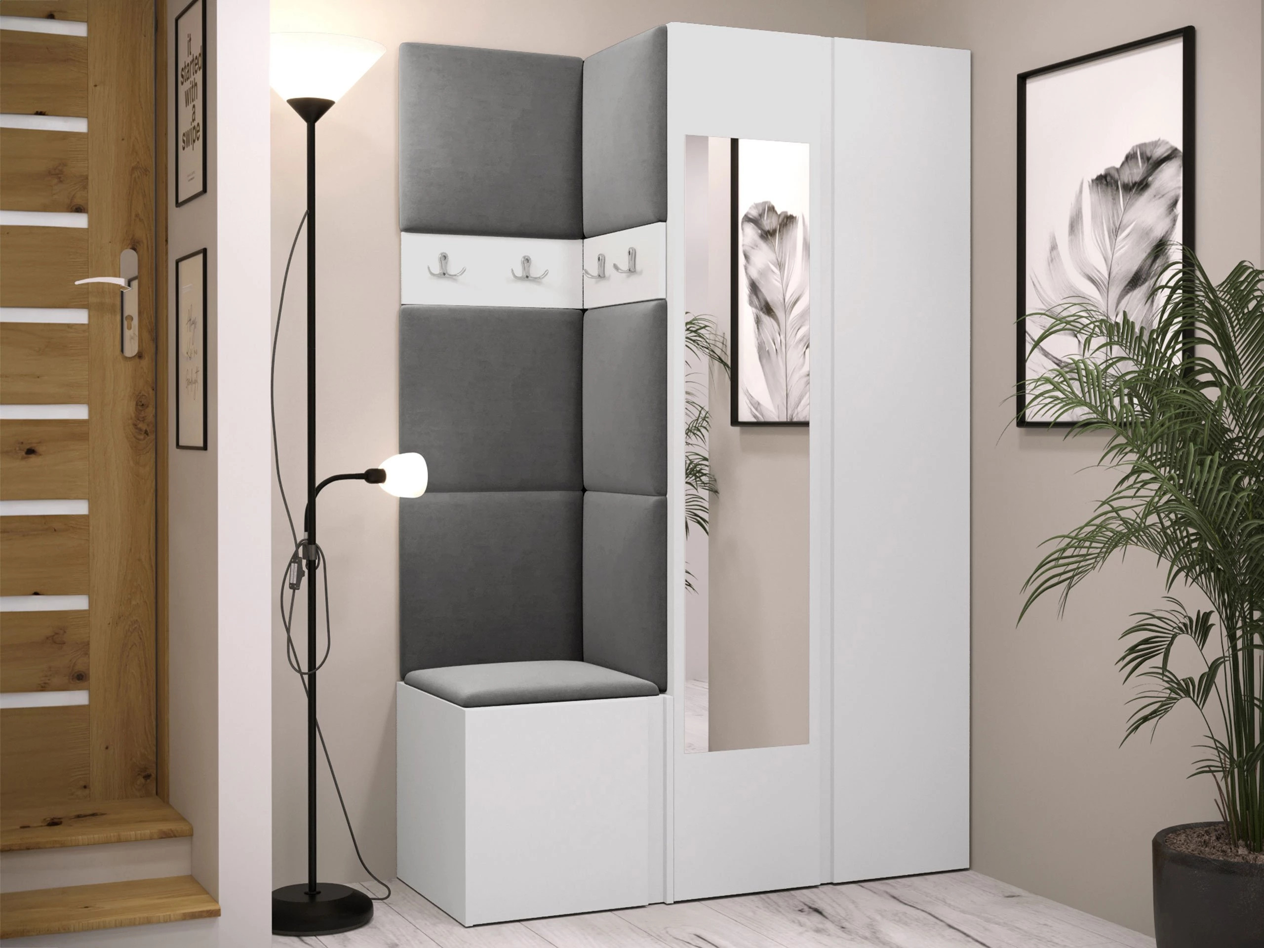 Flurgarnitur Pinis XXVI (Weiß)