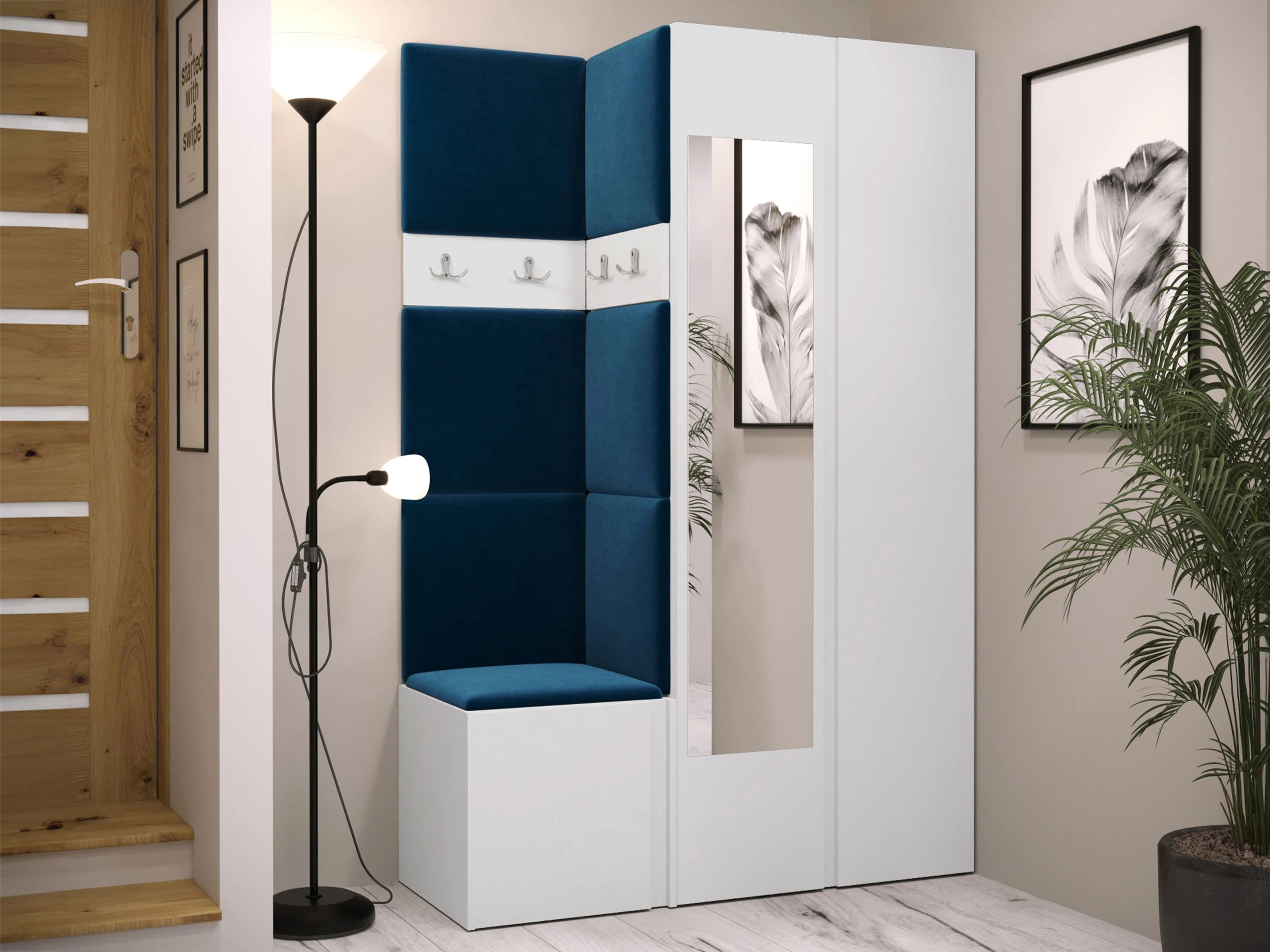 Flurgarnitur Pinis XXVI (Weiß)