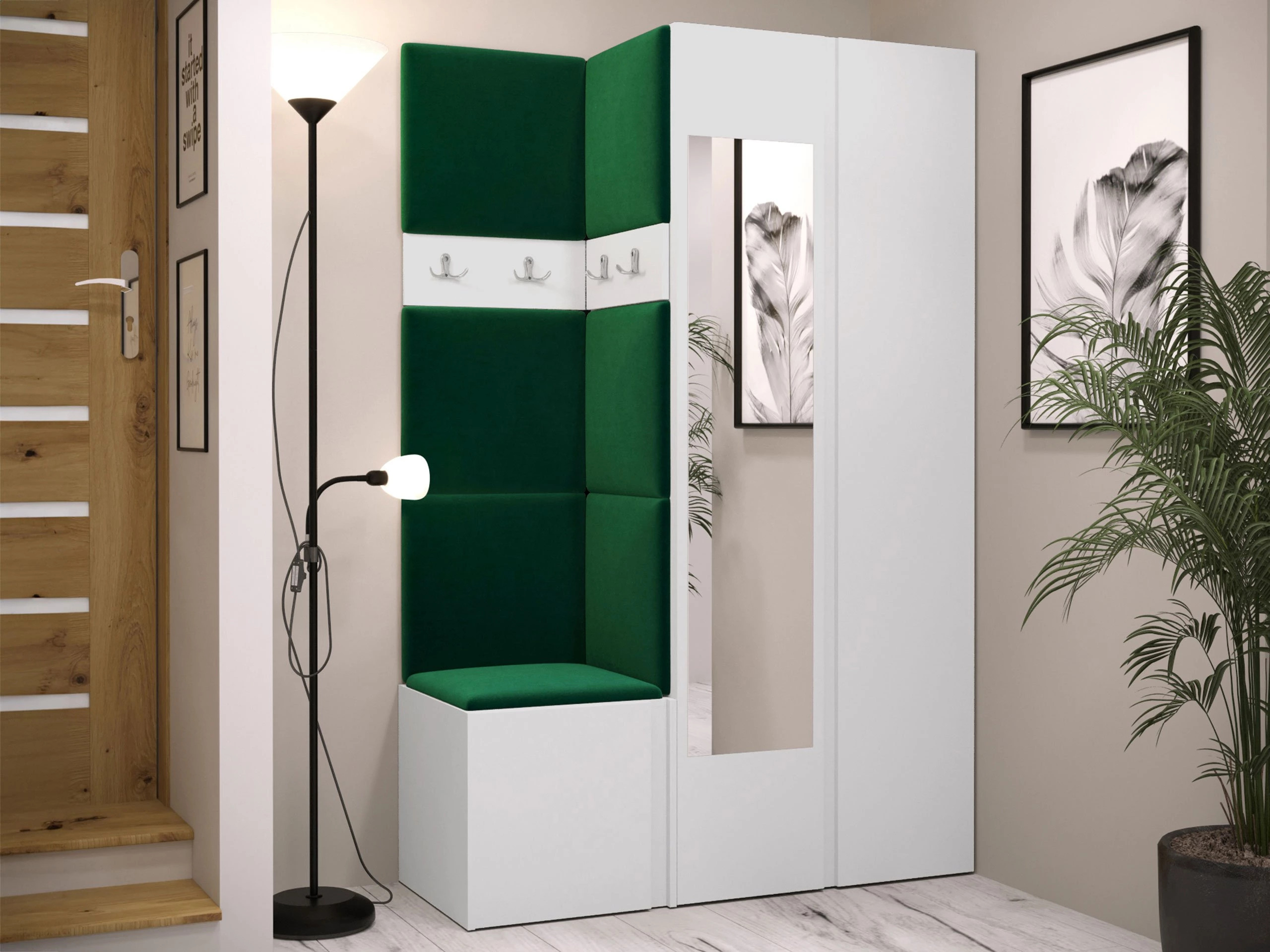 Flurgarnitur Pinis XXVI (Weiß)