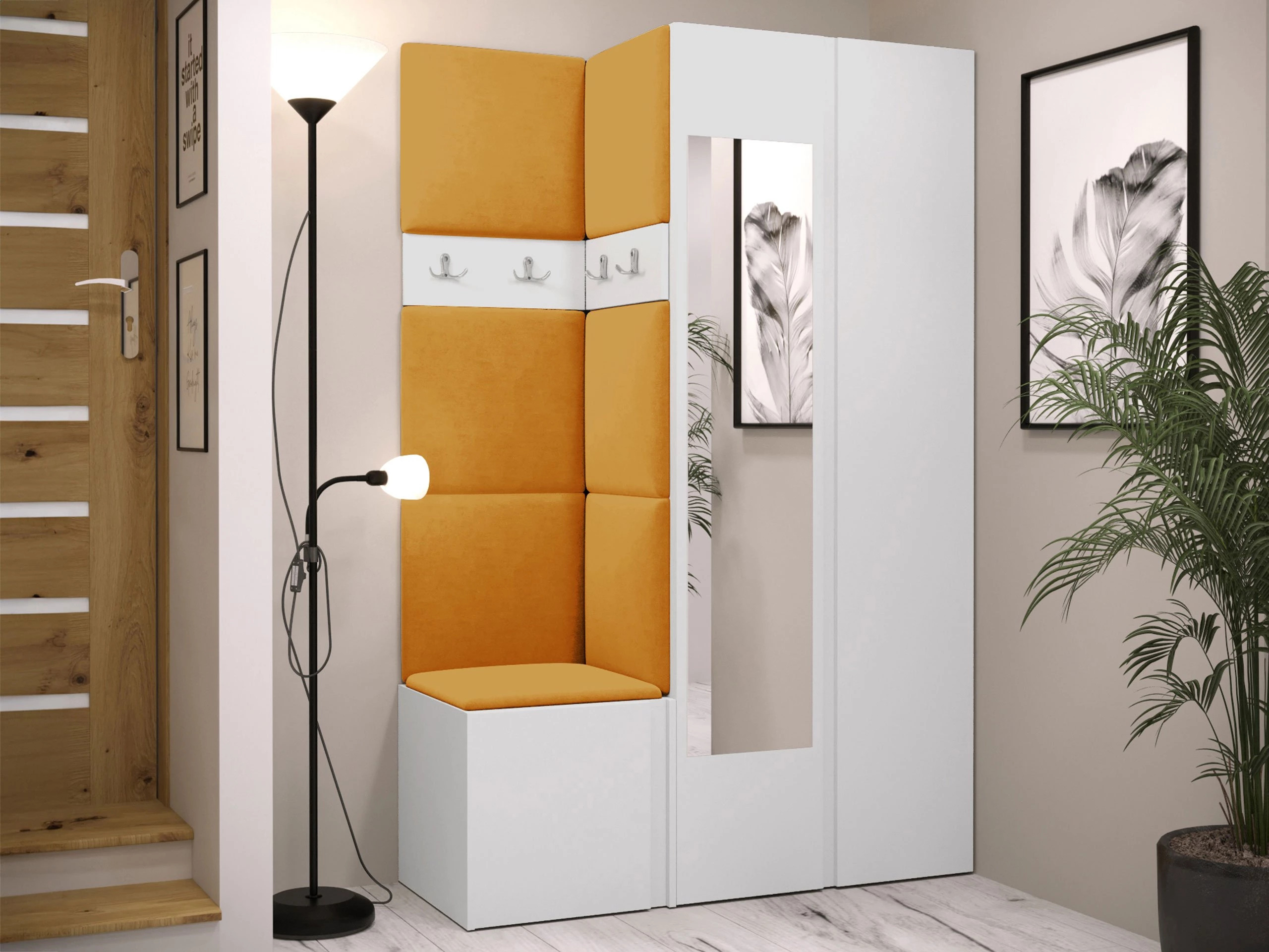 Flurgarnitur Pinis XXVI (Weiß)