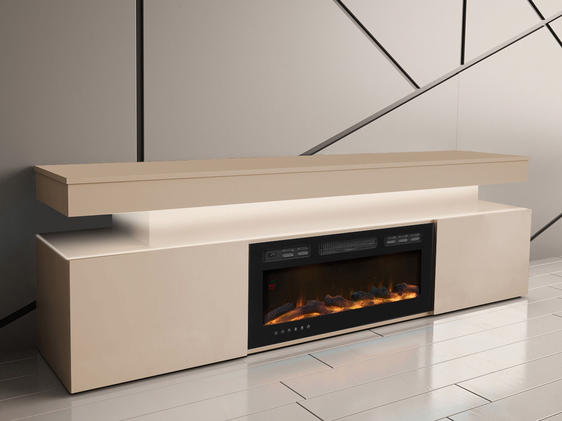 TV-Möbel Monfero I (Hellbraun)