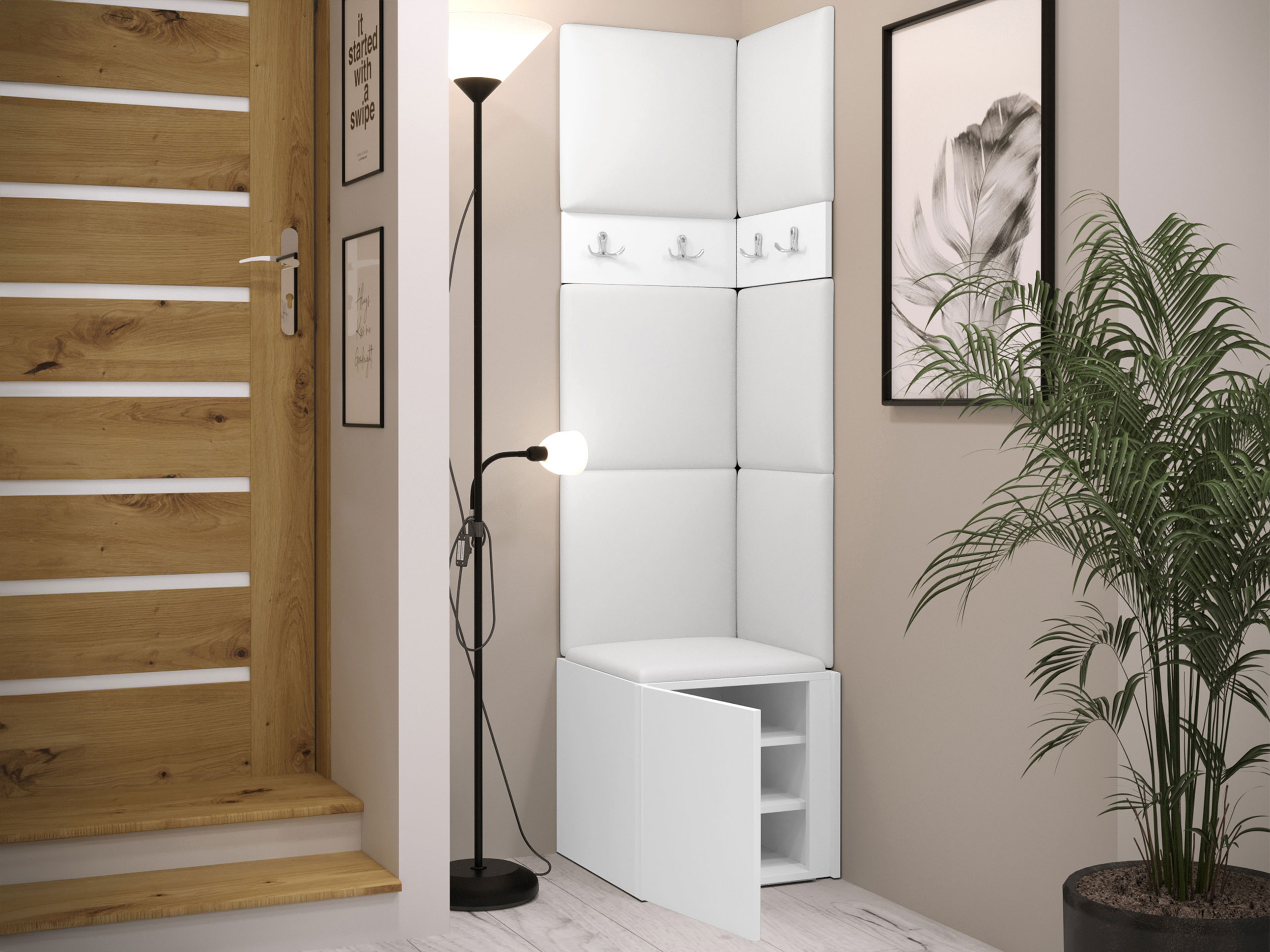 Flurgarnitur Pinis XXI (Weiß)