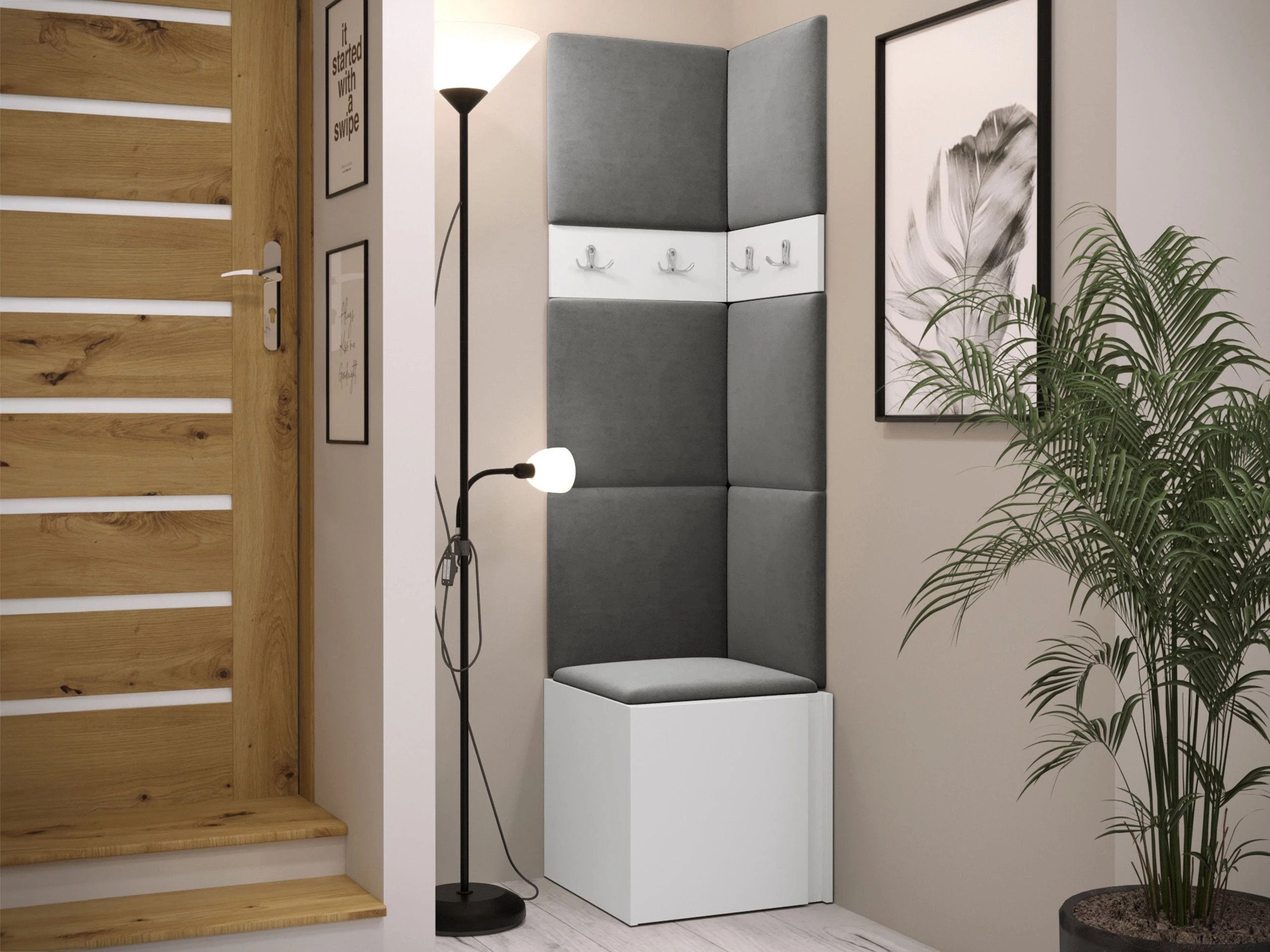 Flurgarnitur Pinis XXI (Weiß)