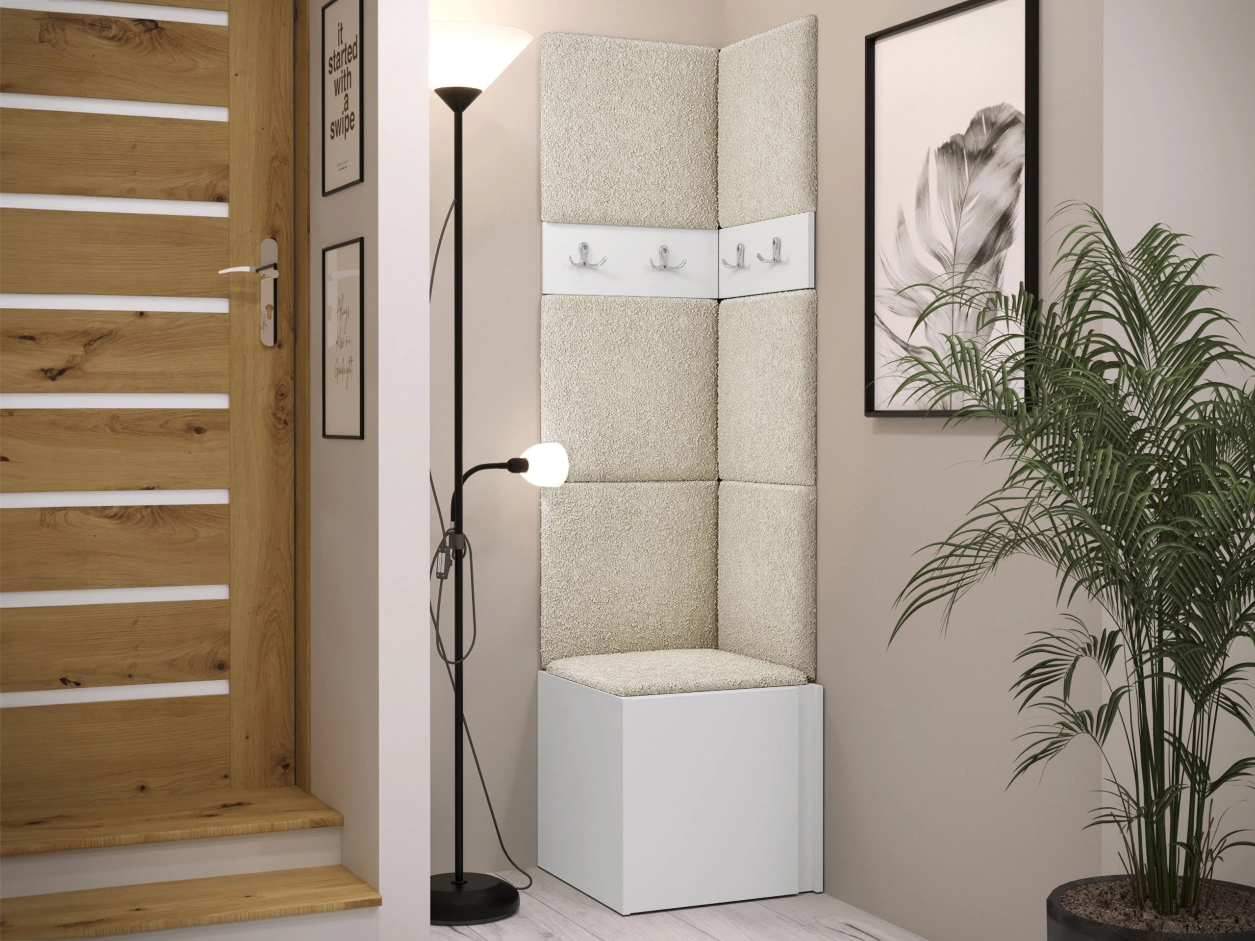 Flurgarnitur Pinis XXI (Weiß)