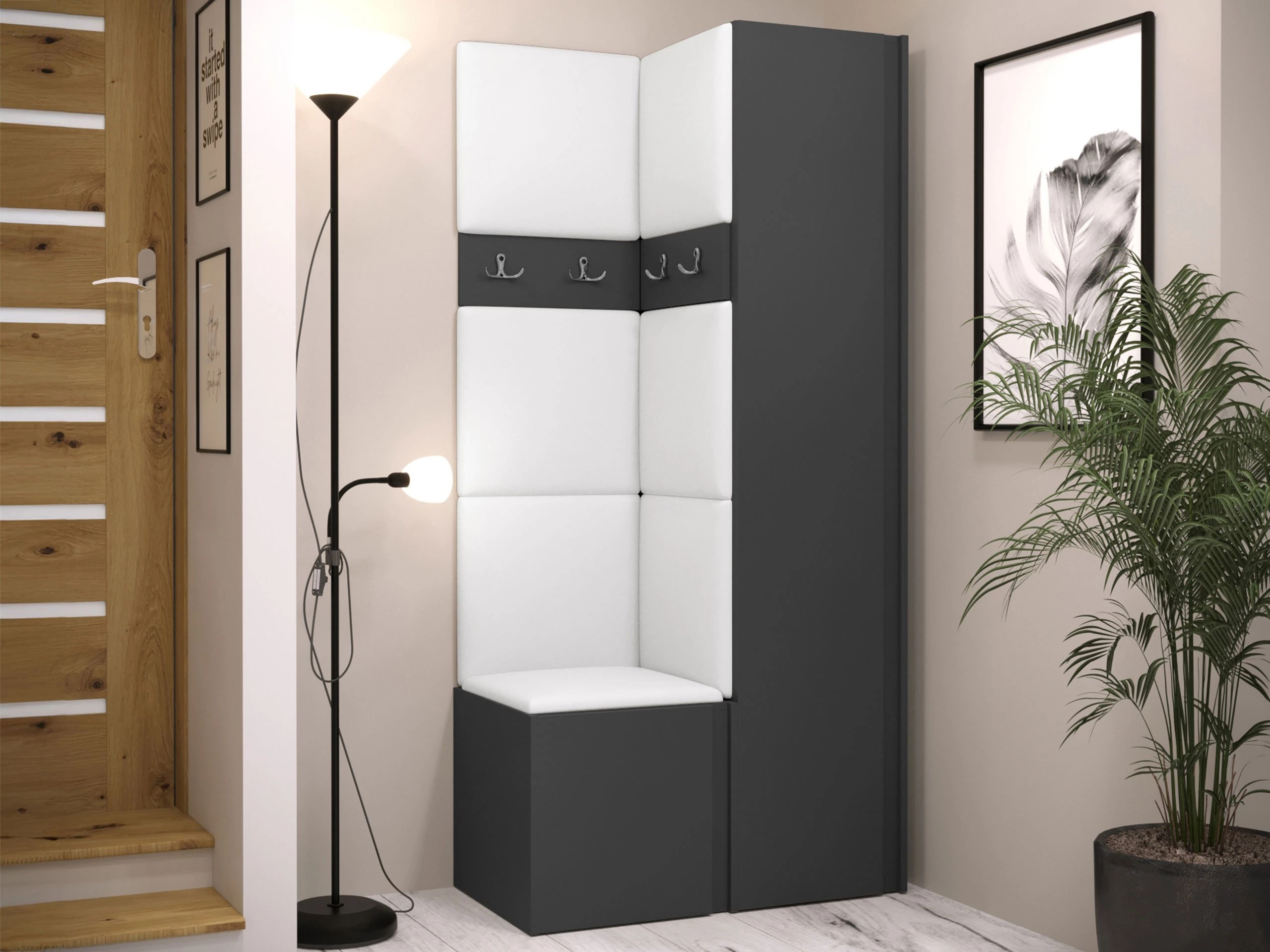 Flurgarnitur Pinis XXIV (Graphit)