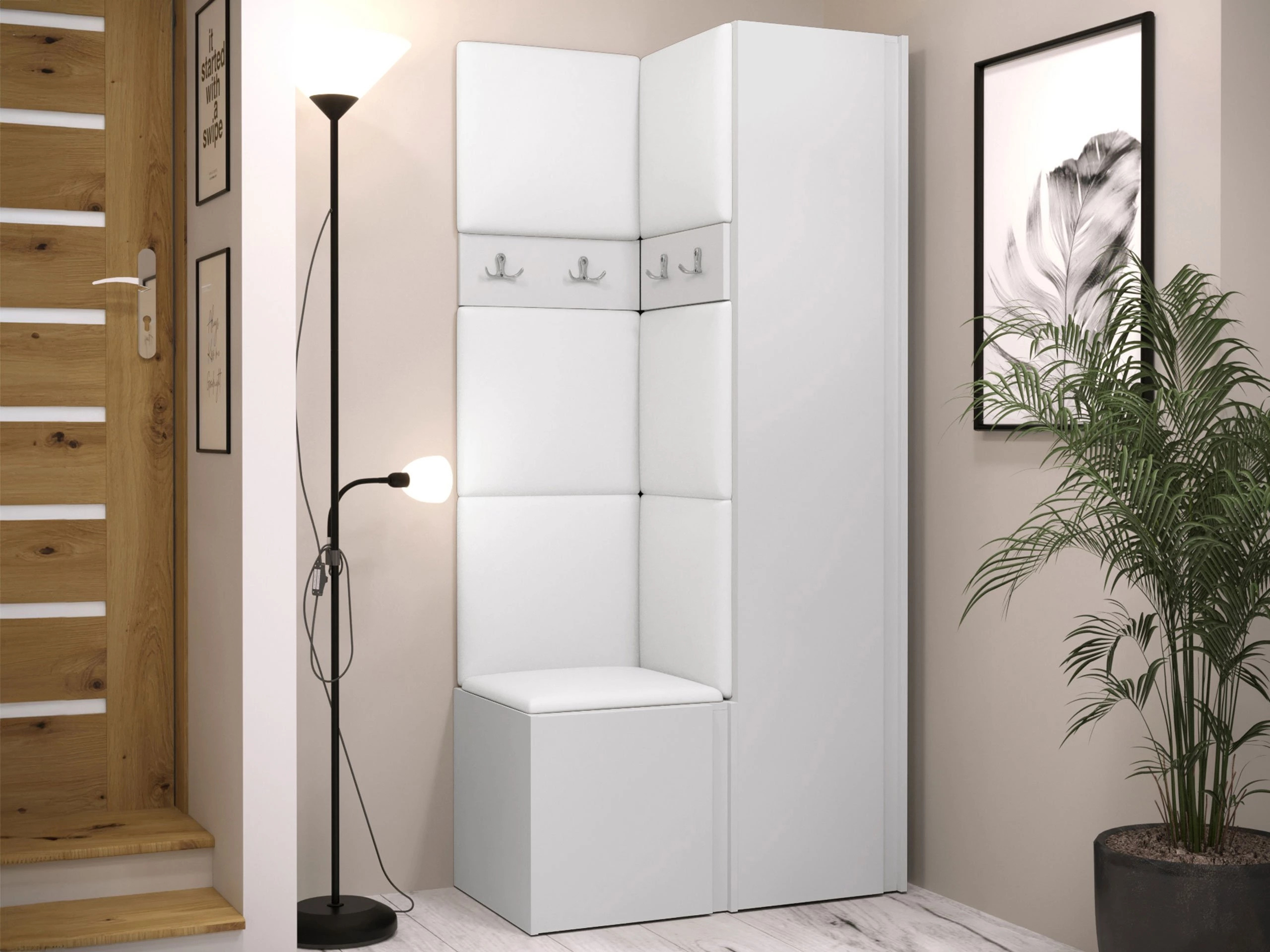 Flurgarnitur Pinis XXIV (Weiß)