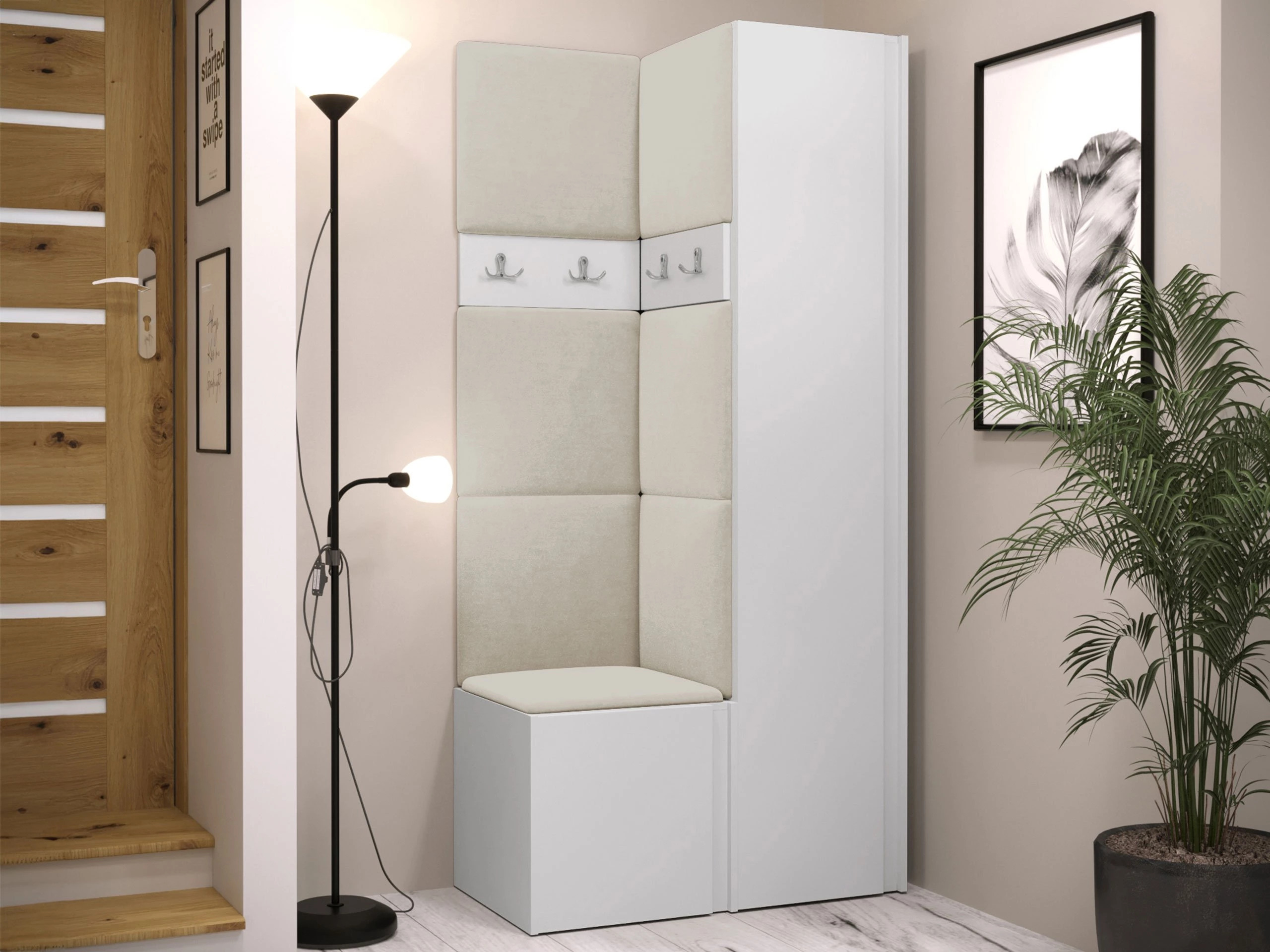 Flurgarnitur Pinis XXIV (Weiß)