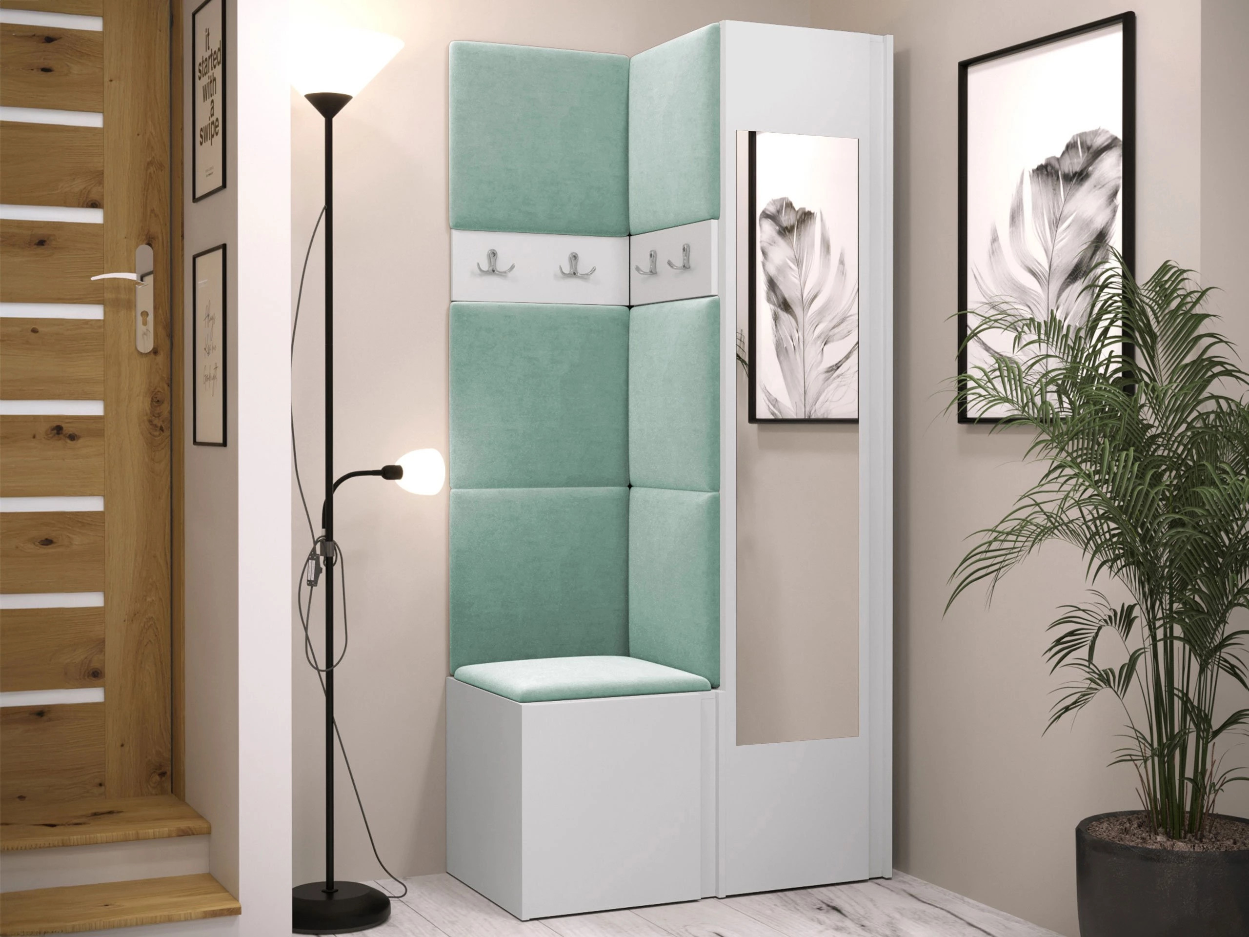 Flurgarnitur Hartford 354 (Weiß)