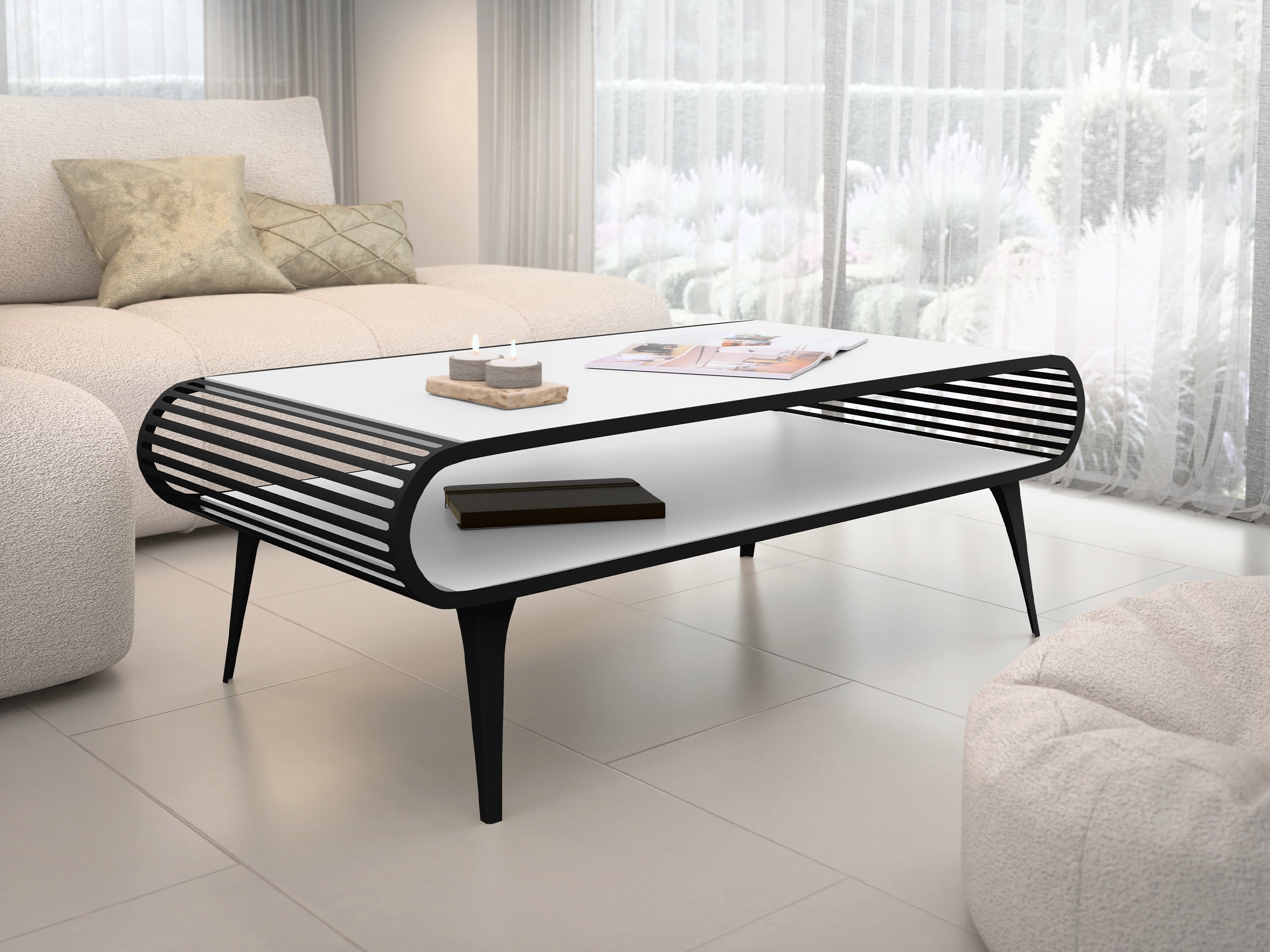 Couchtisch Oswego 161 (Weiß)