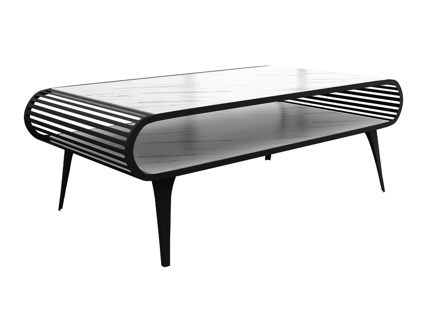 Couchtisch Oswego 161 (Weißer Marmor)