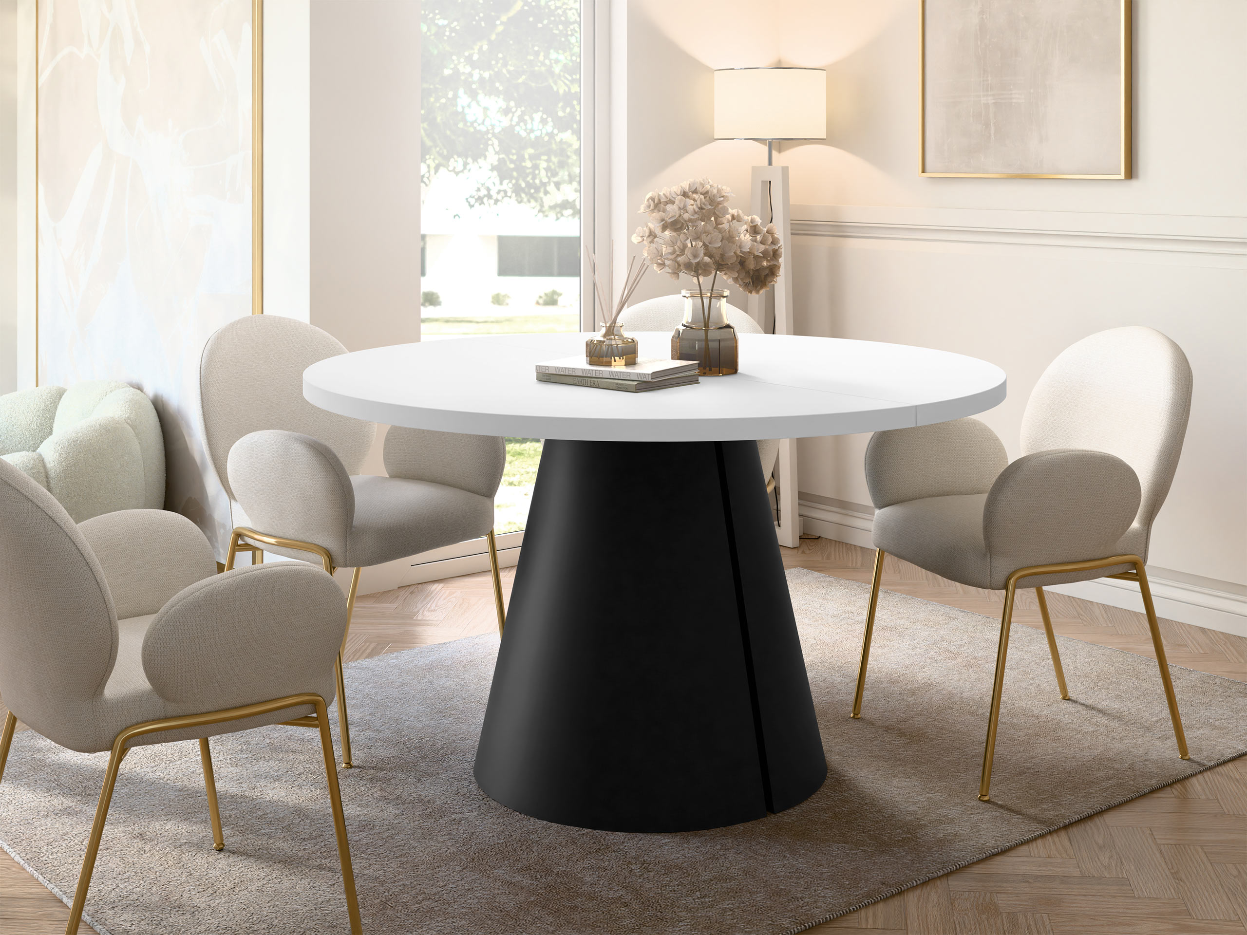 Tisch Oswego 165 (Weiß)