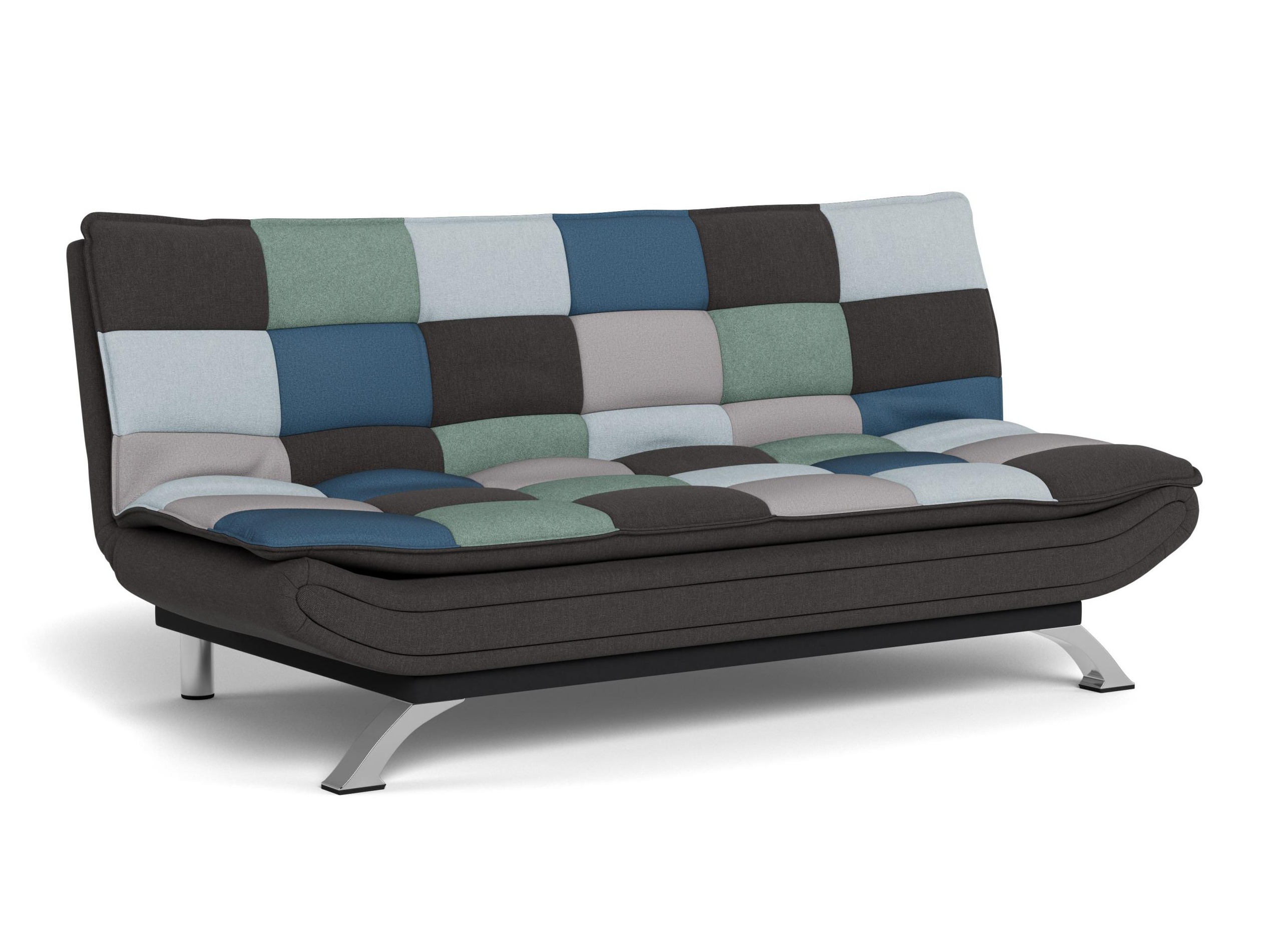 Schlafsofa Norsica 228 (Grau + Blau)