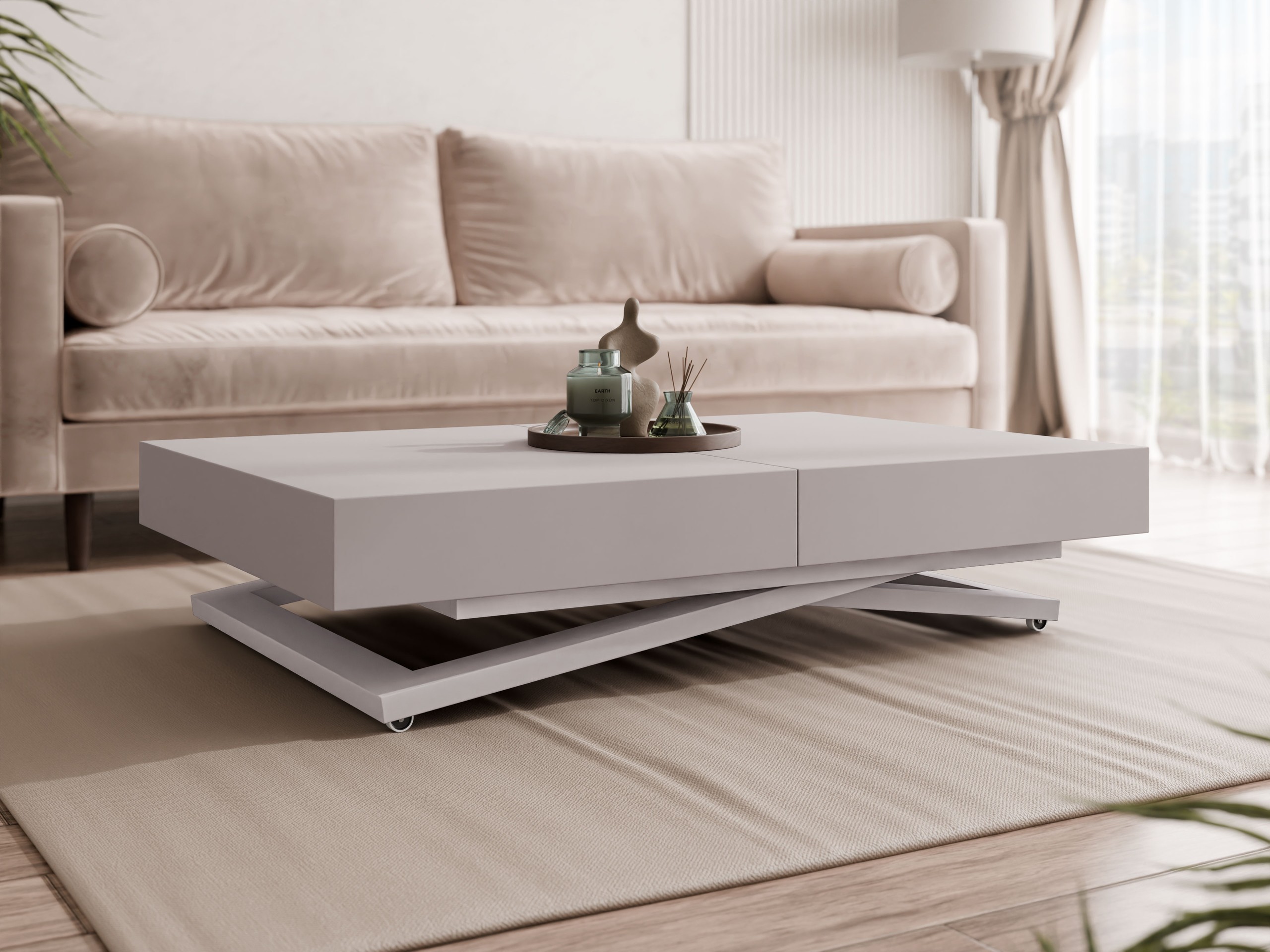 Couchtisch-Transformer Oswego 172 (Kaschmir)