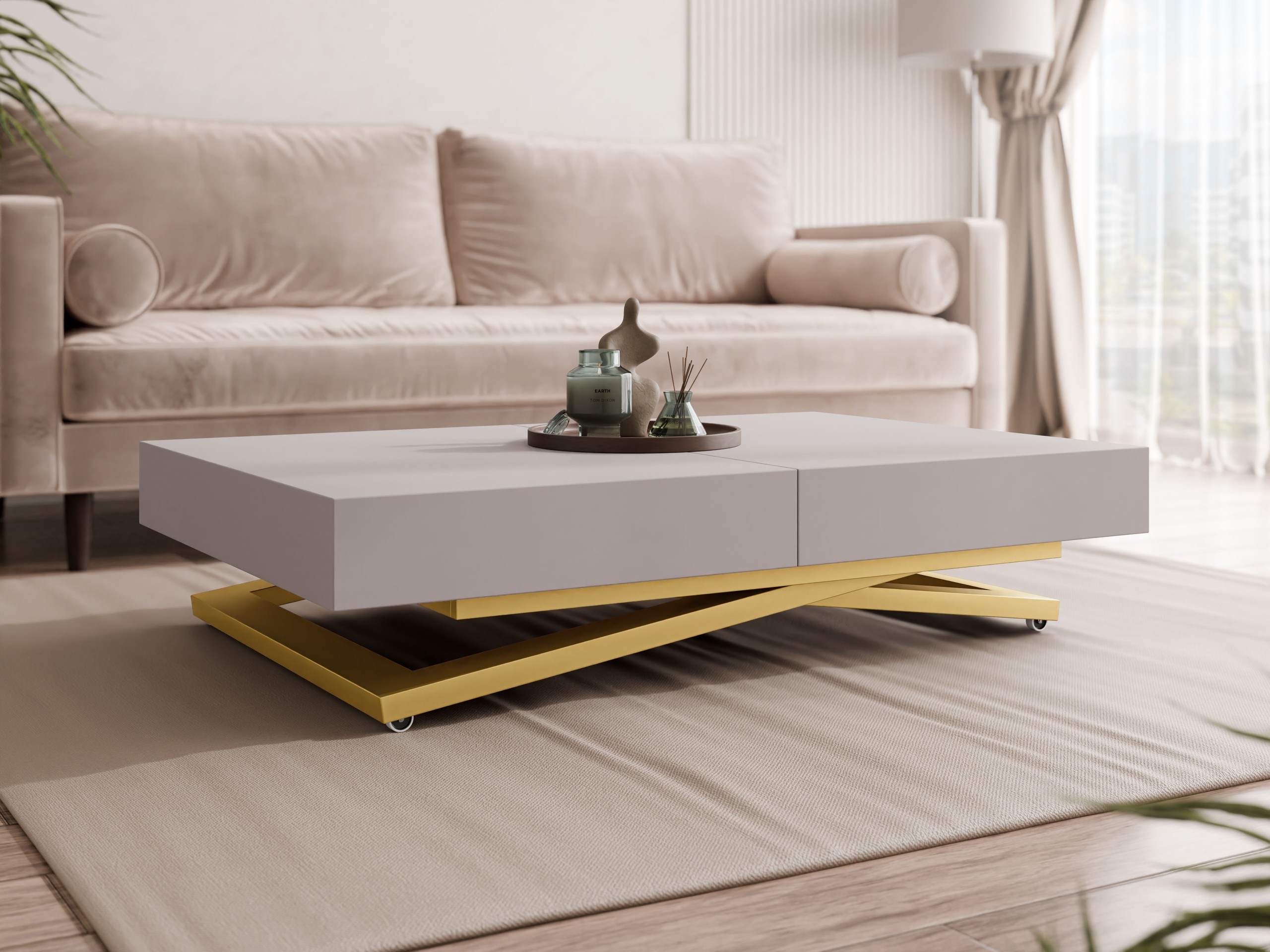 Couchtisch-Transformer Oswego 173 (Kaschmir)