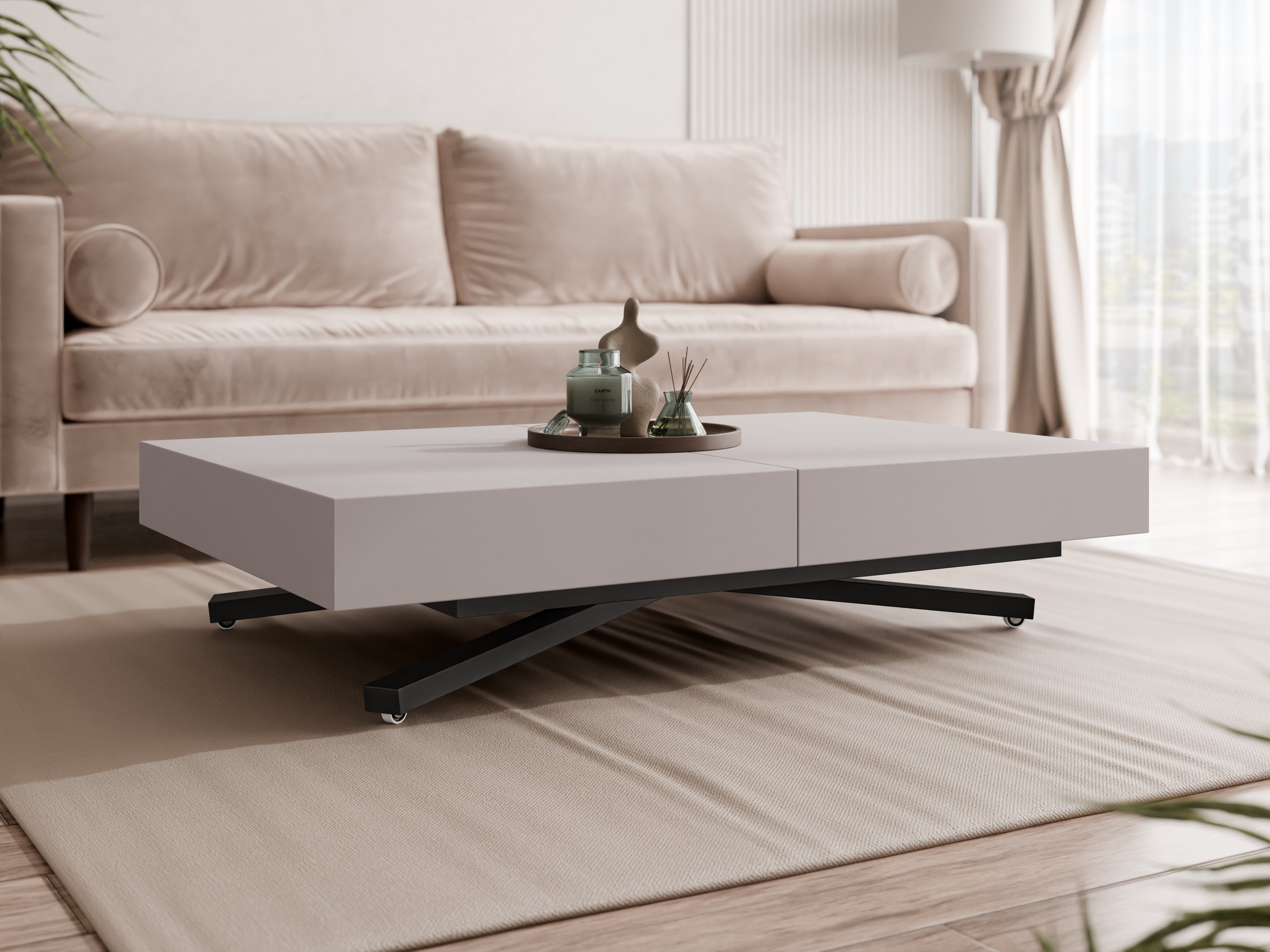 Couchtisch-Transformer Oswego 176 (Kaschmir)