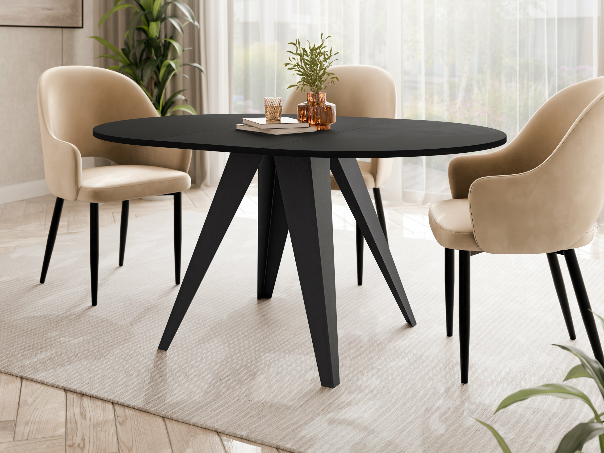 Tisch Oswego 175 (Schwarz)