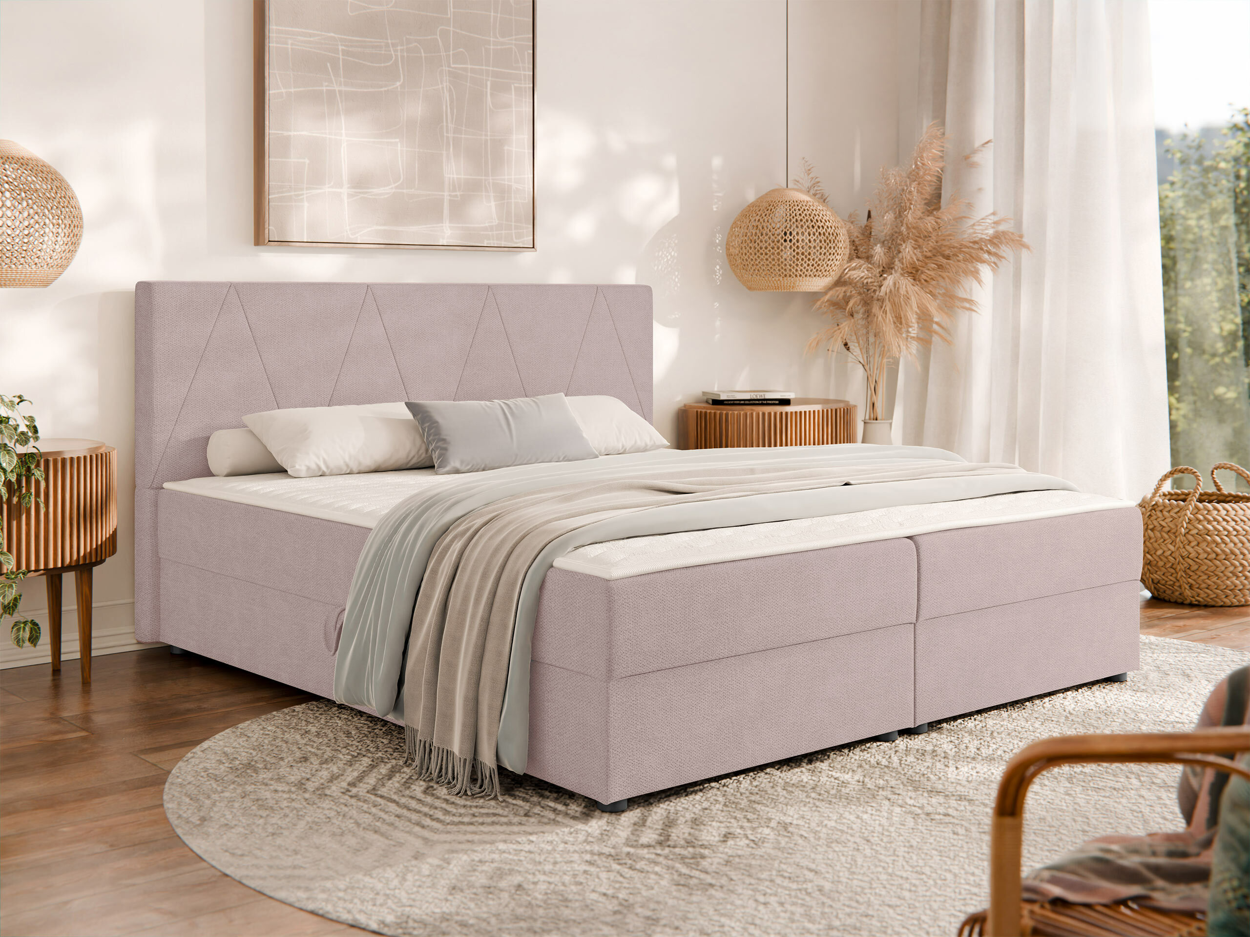 Boxspringbett Memphis 116 (Rico 19)