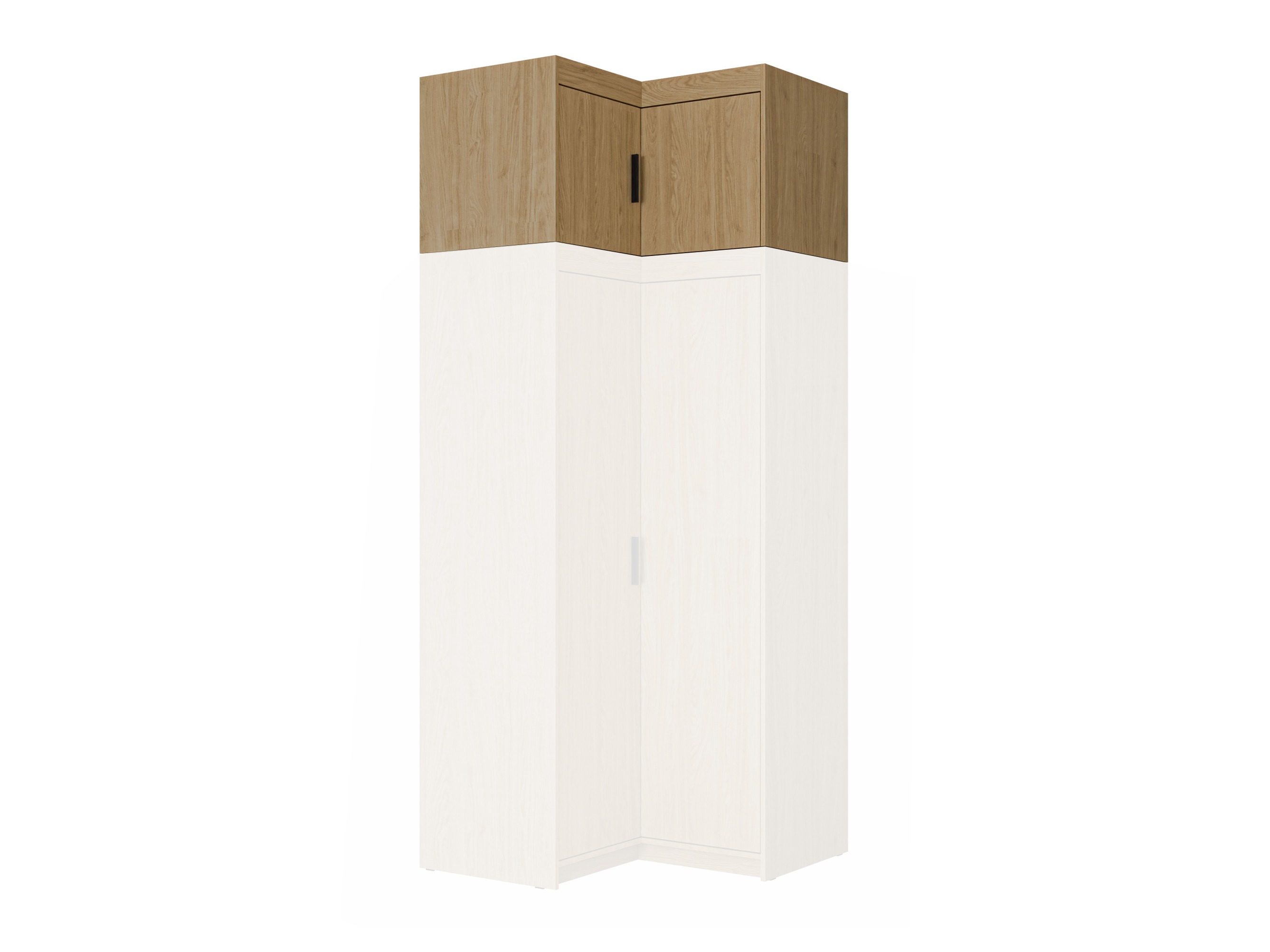 Eckschrank Novduni 118 (Eichenholzoptik)