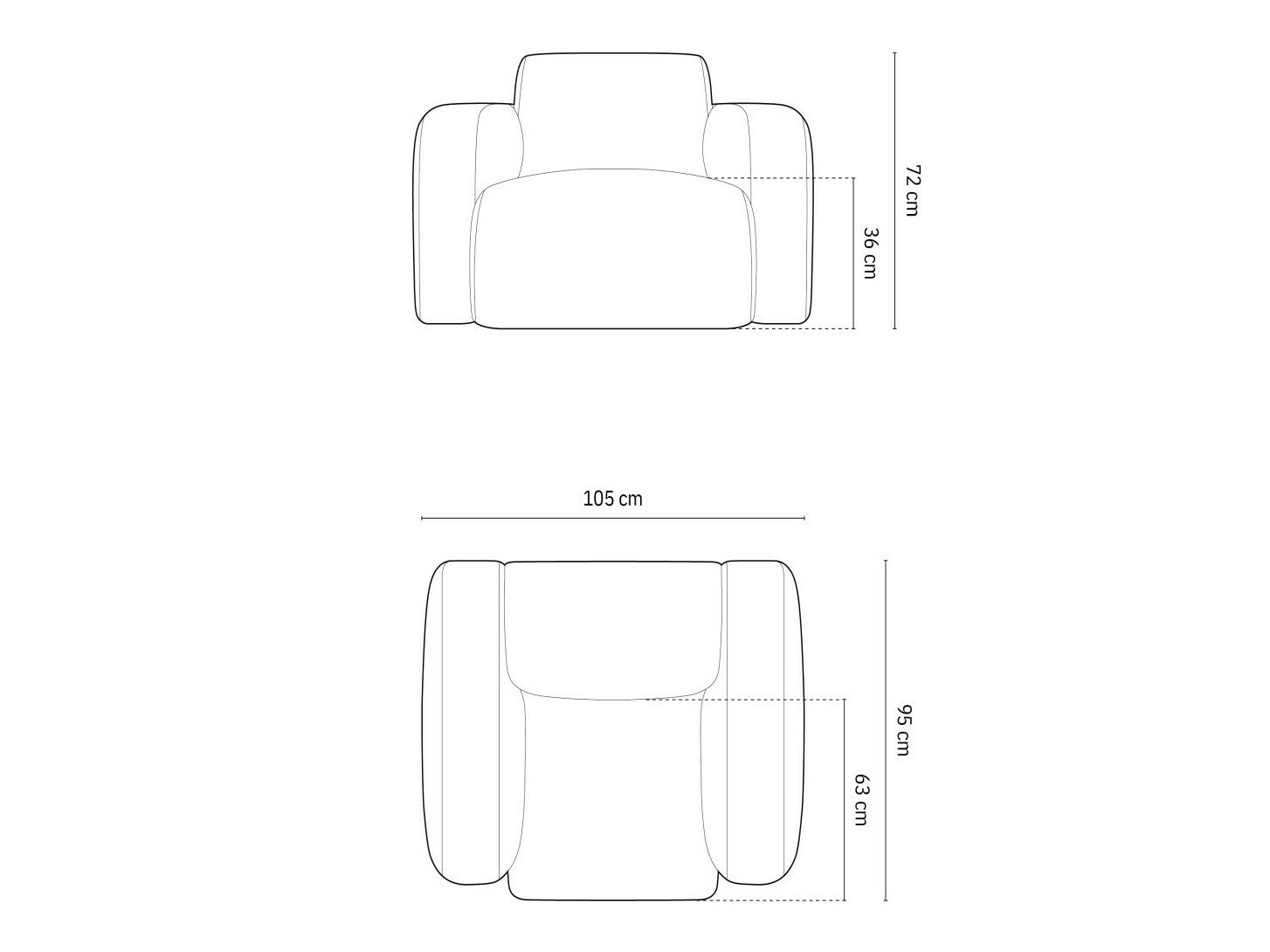 Sessel Romtoru 102 (Baloo 2078)