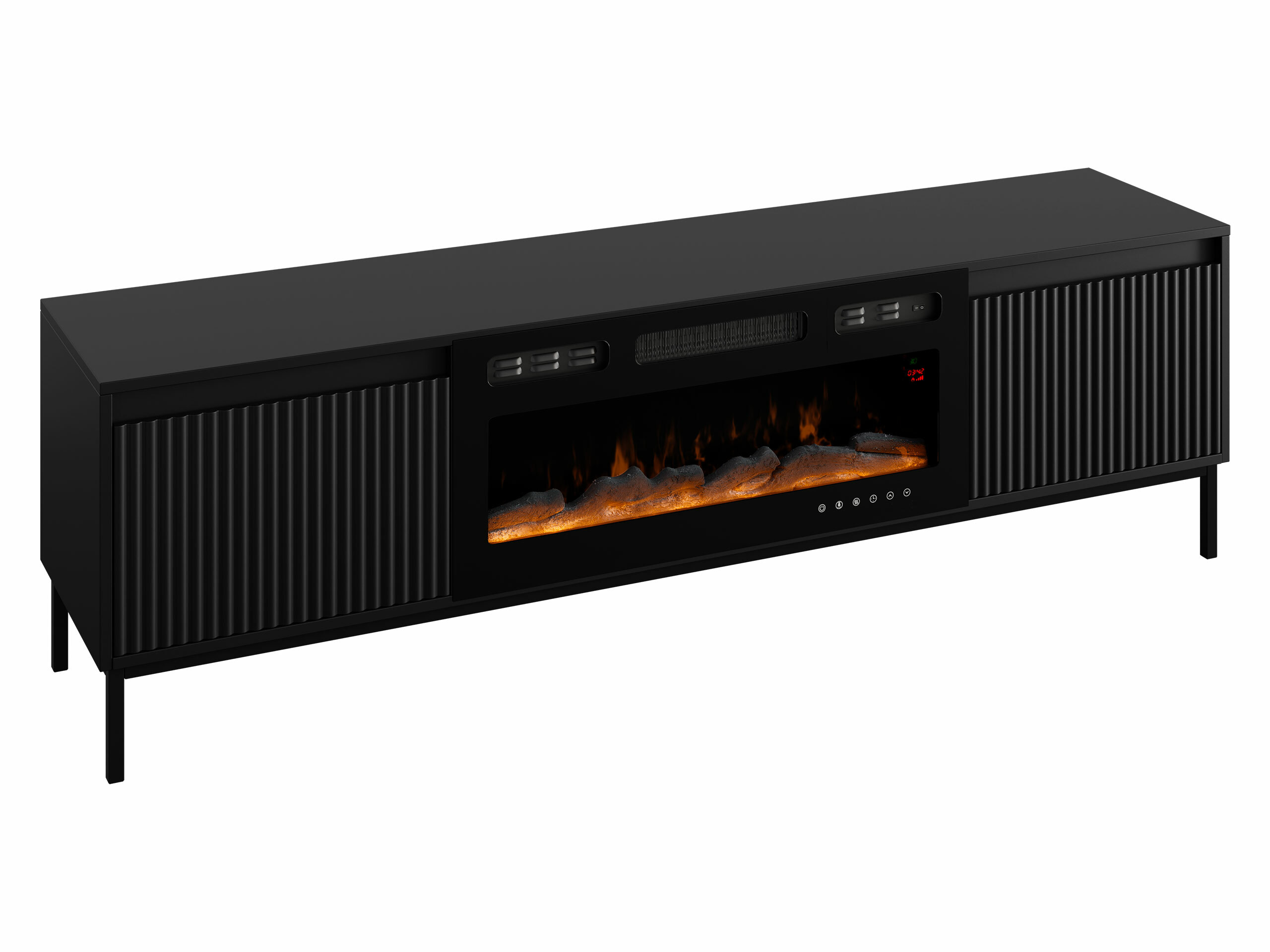 TV-Möbel Comfivo Delruva 107 (Schwarz)