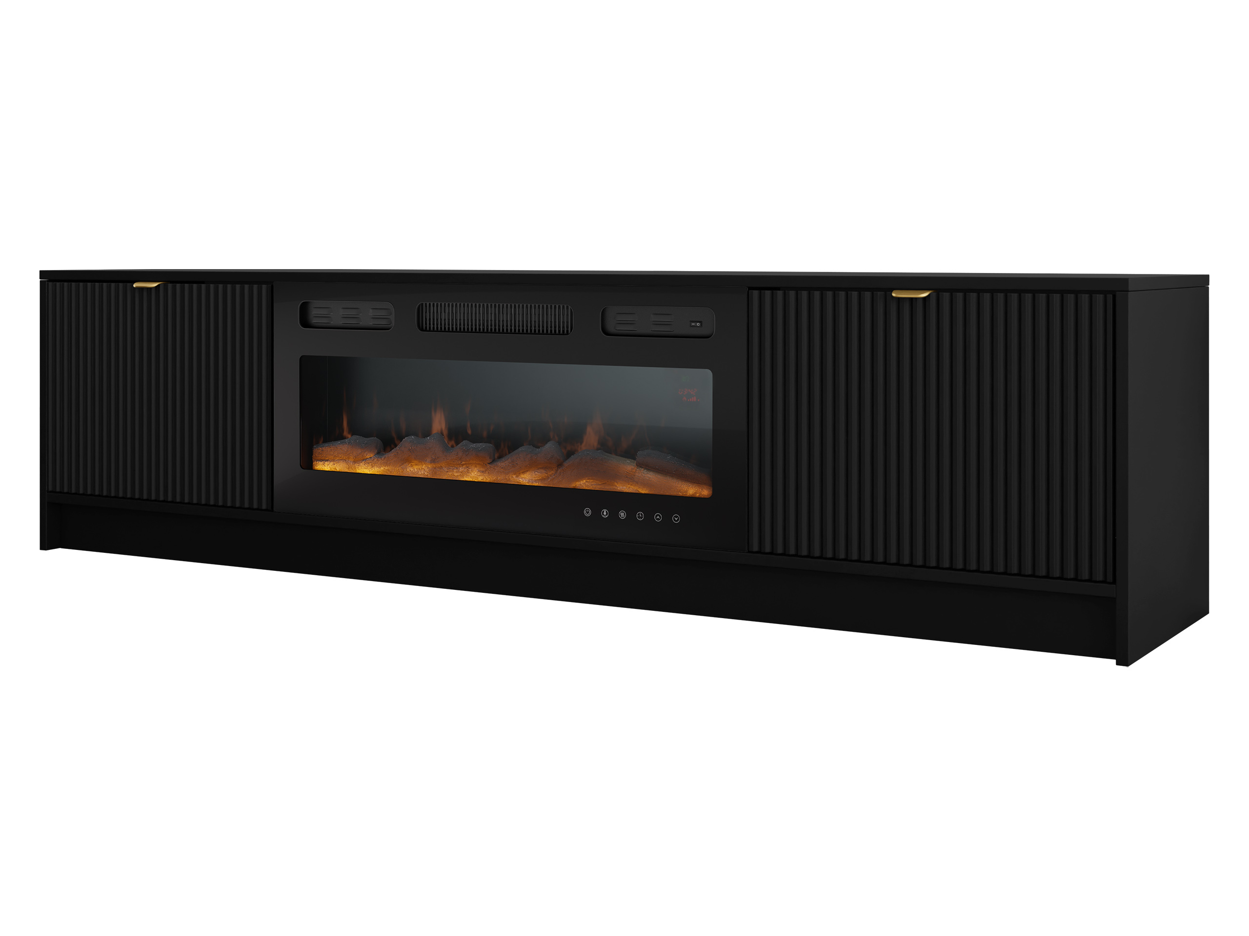 TV-Möbel Comfivo Larmire 109 (Schwarz)