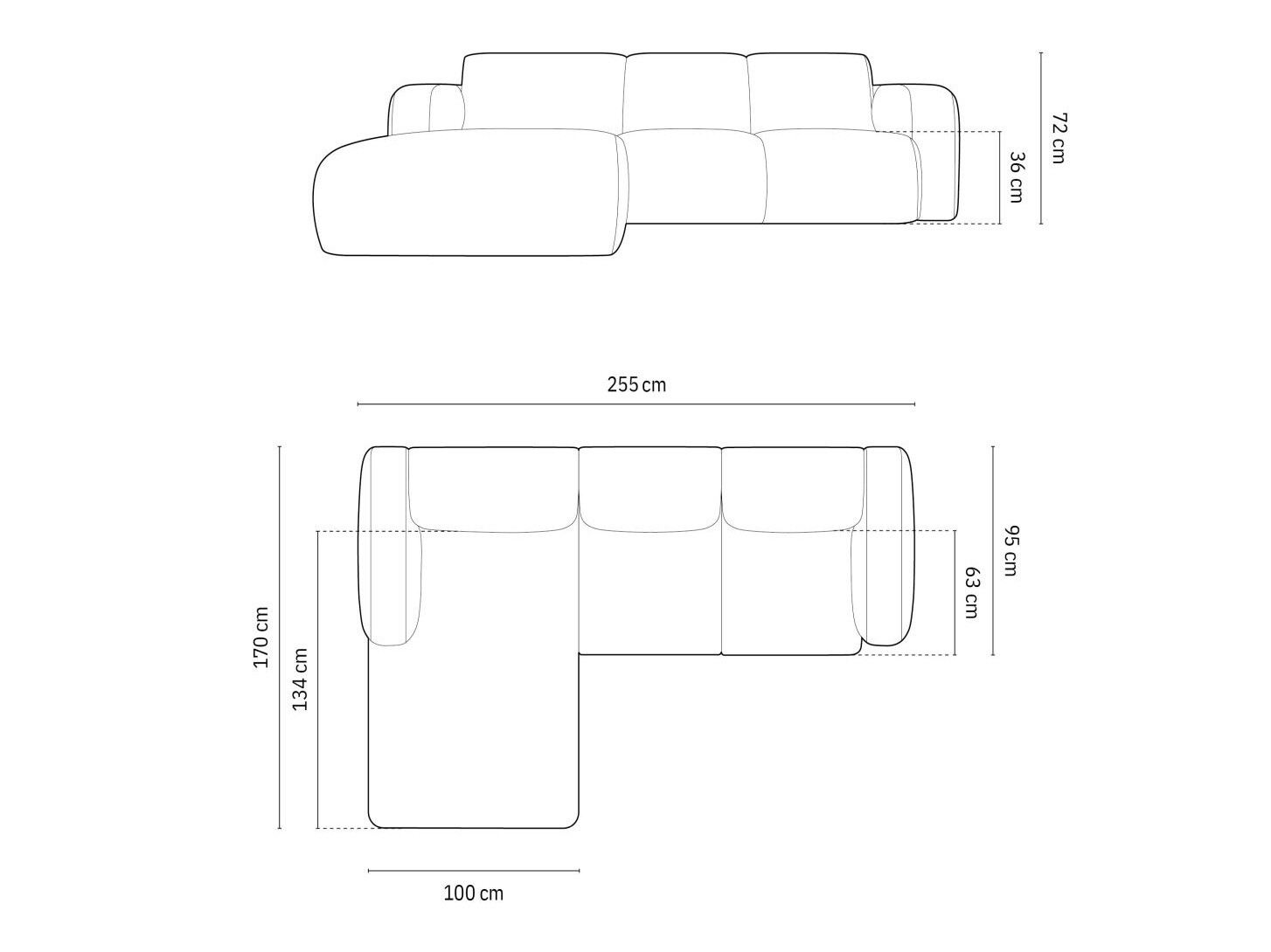 Ecksofa Romtoru 103 (Casino Forest)